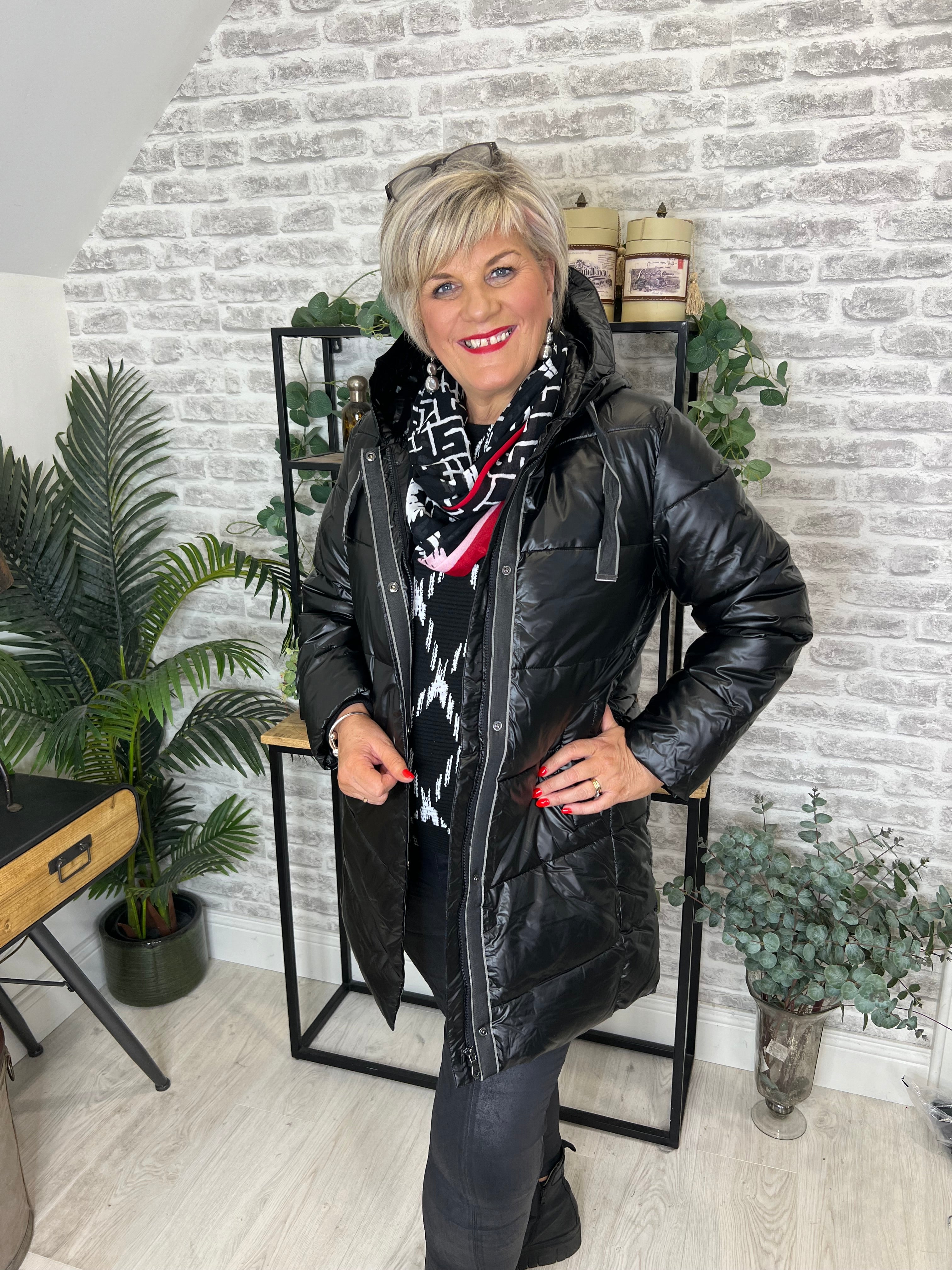 Soya Concept Fresia Coat In Black