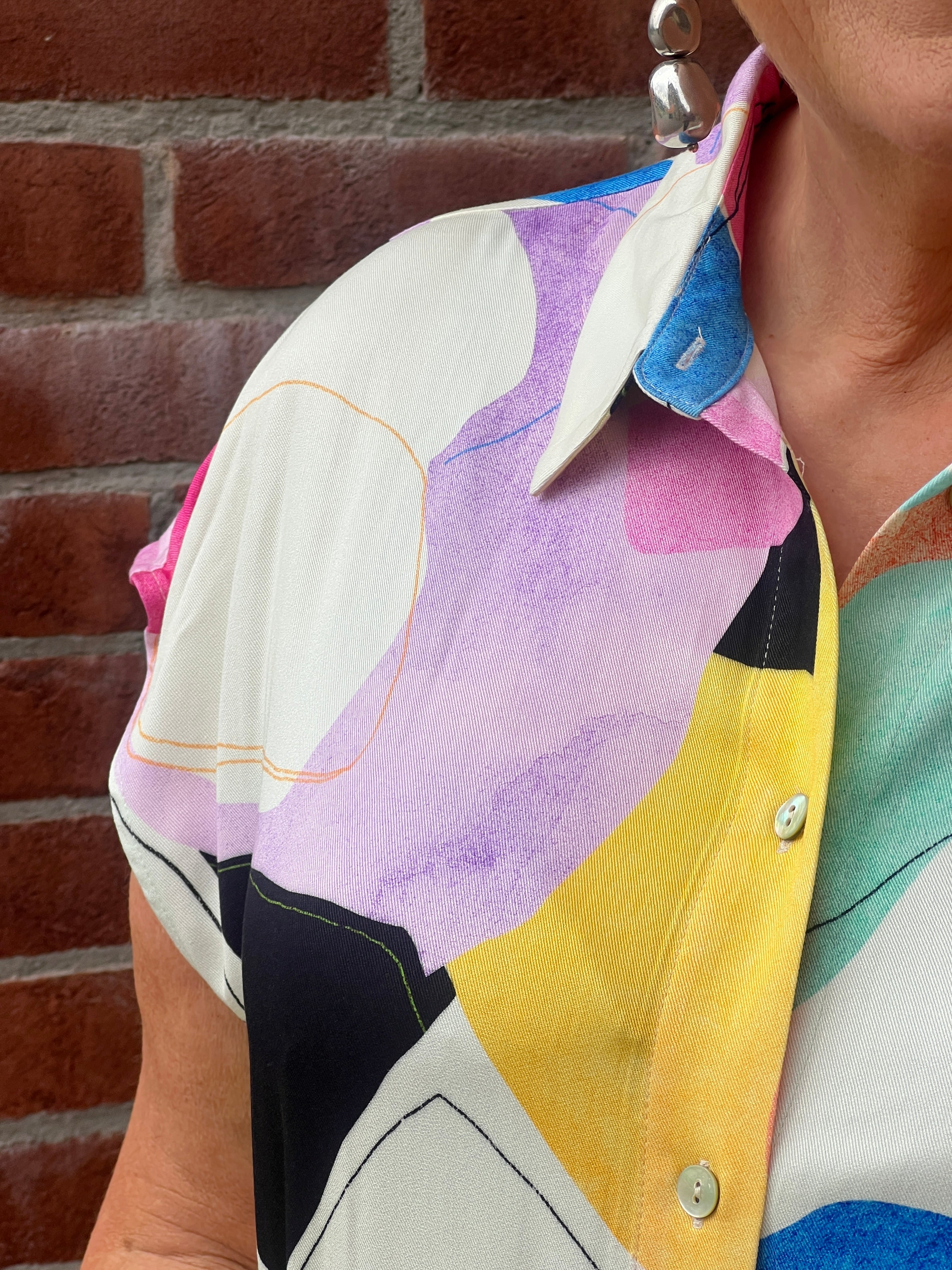 Nümph Patterned Shirt in Peony
