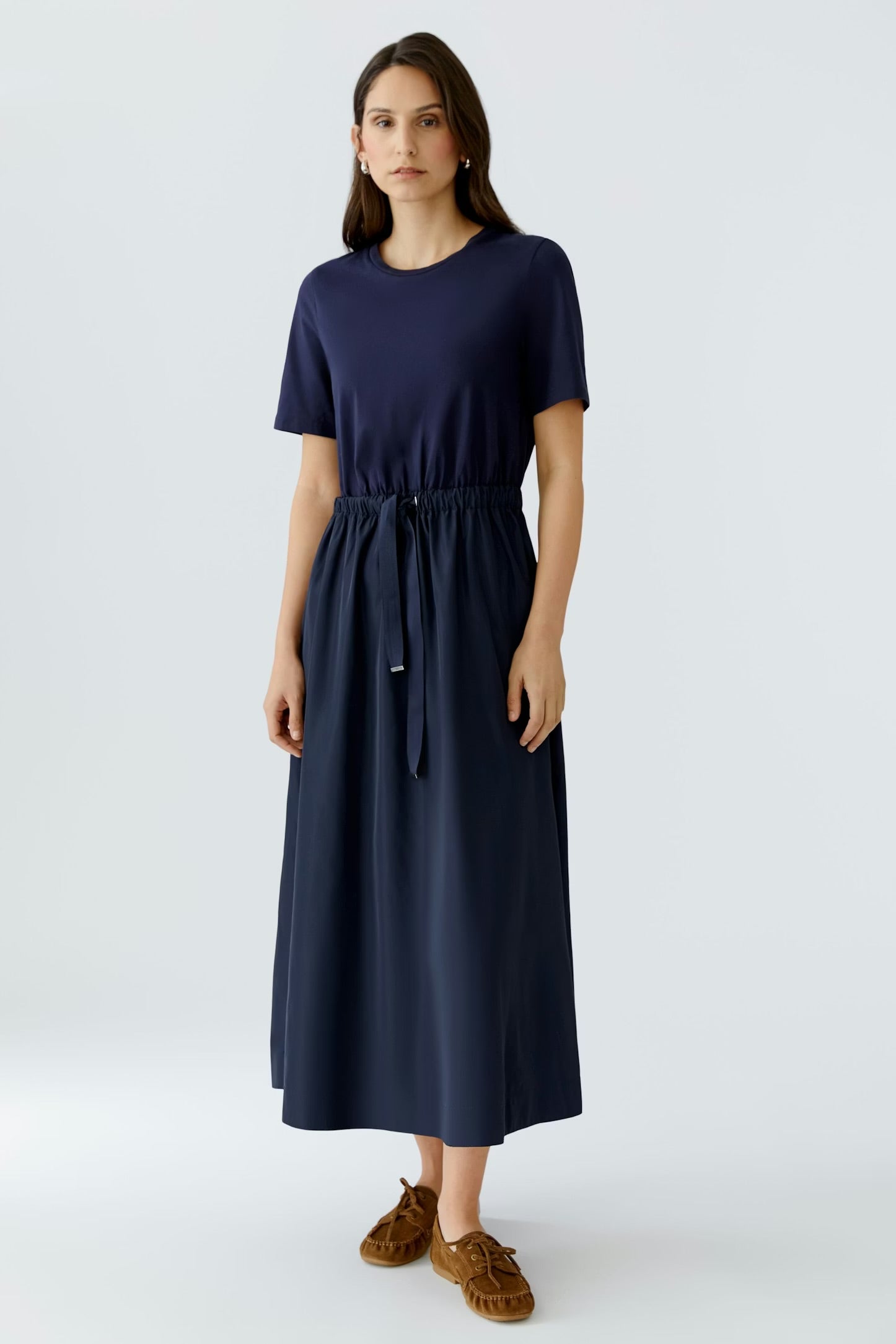 Oui Maxi Dress In Dark Blue