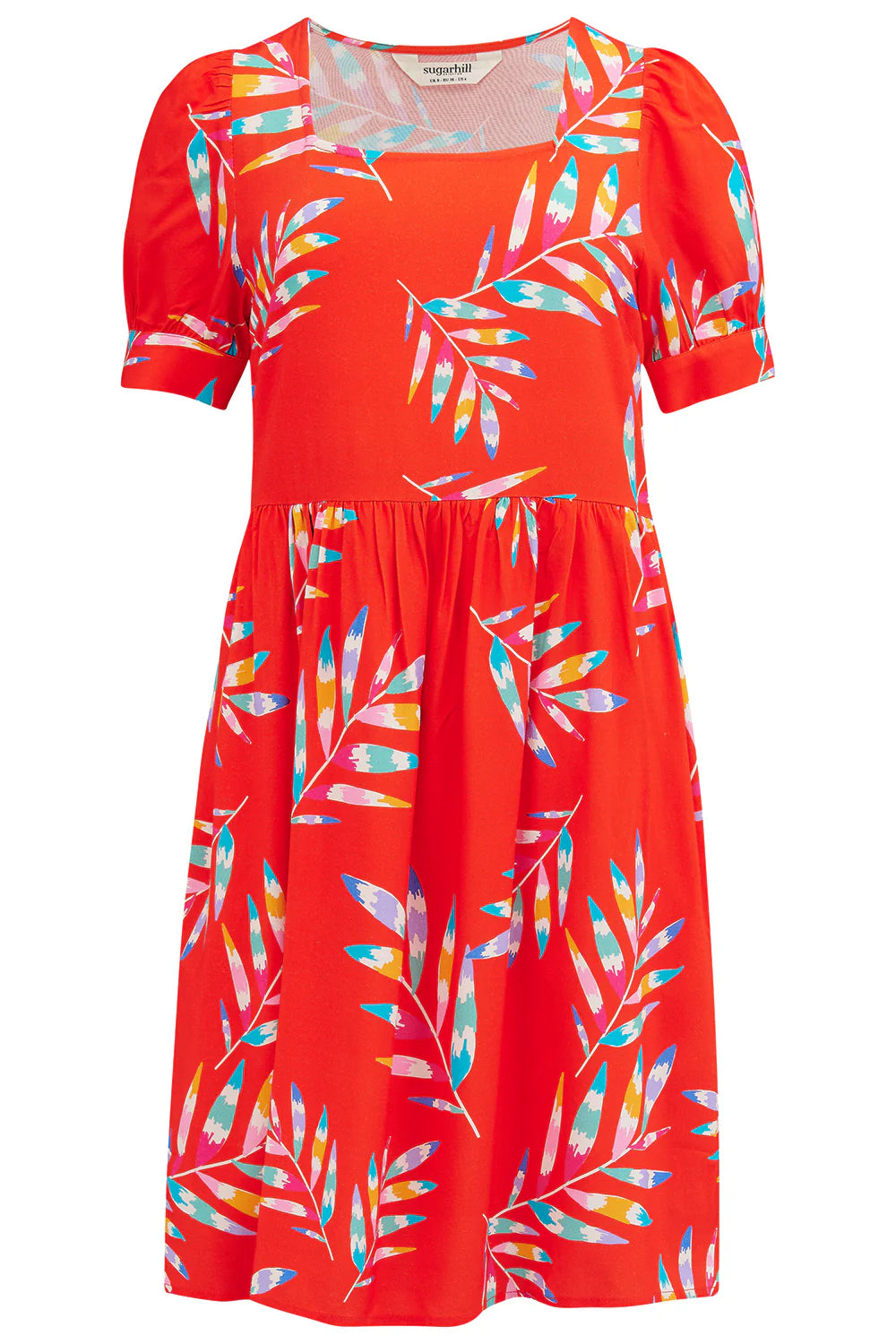 Sugarhill Brighton Shelia Mini Smock Dress In Red