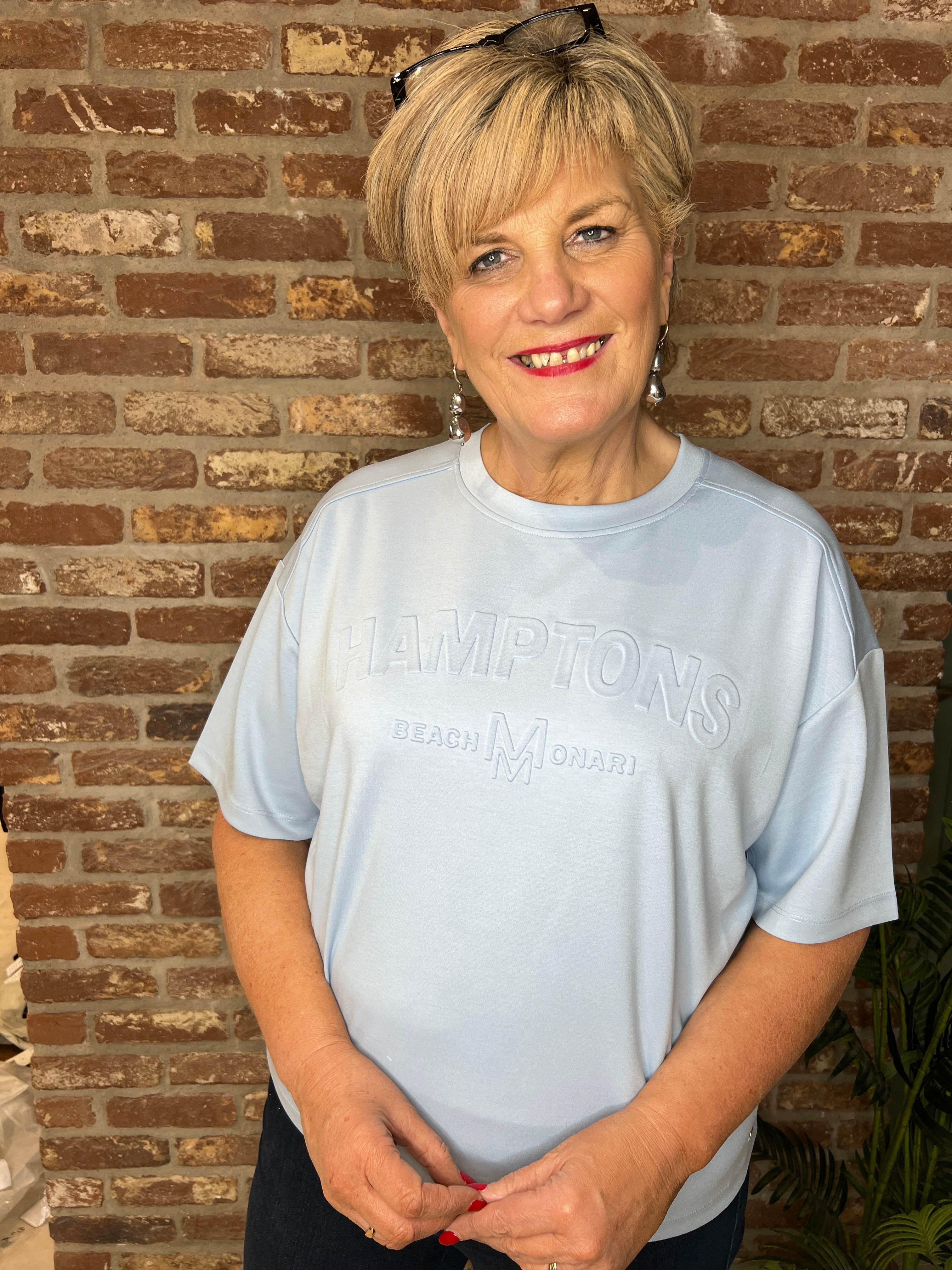 Monari Wording Sweatshirt In Seaside