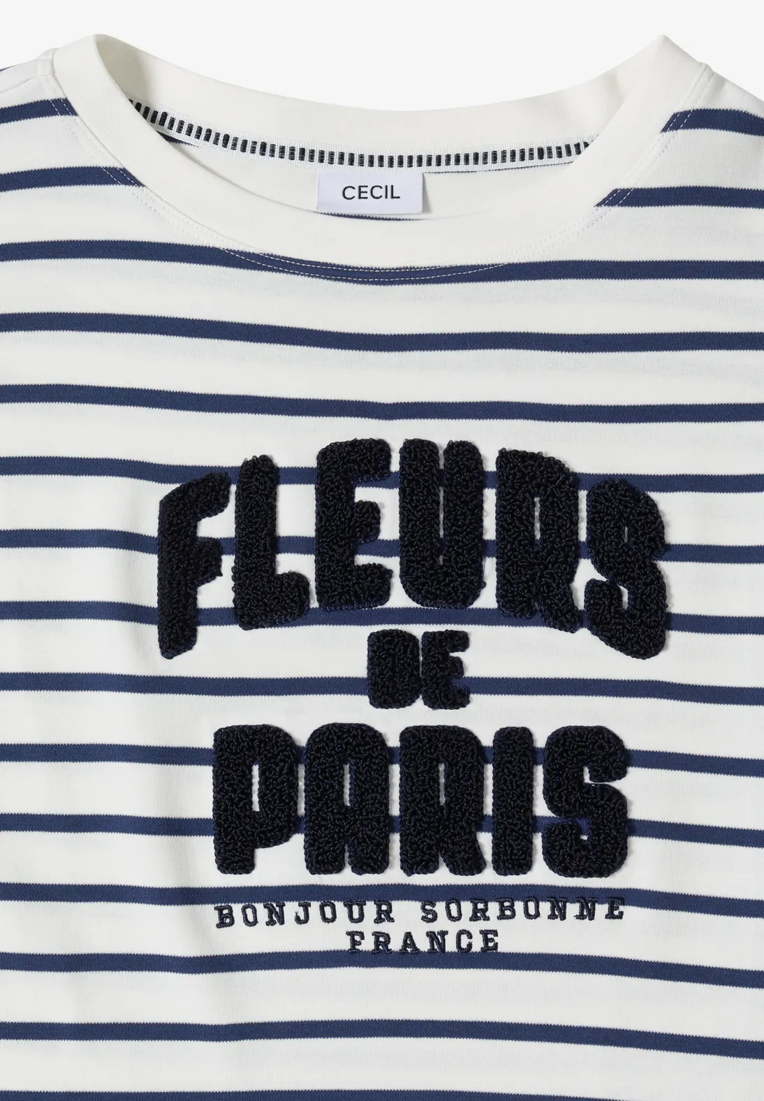 Cecil striped top In universal Blue