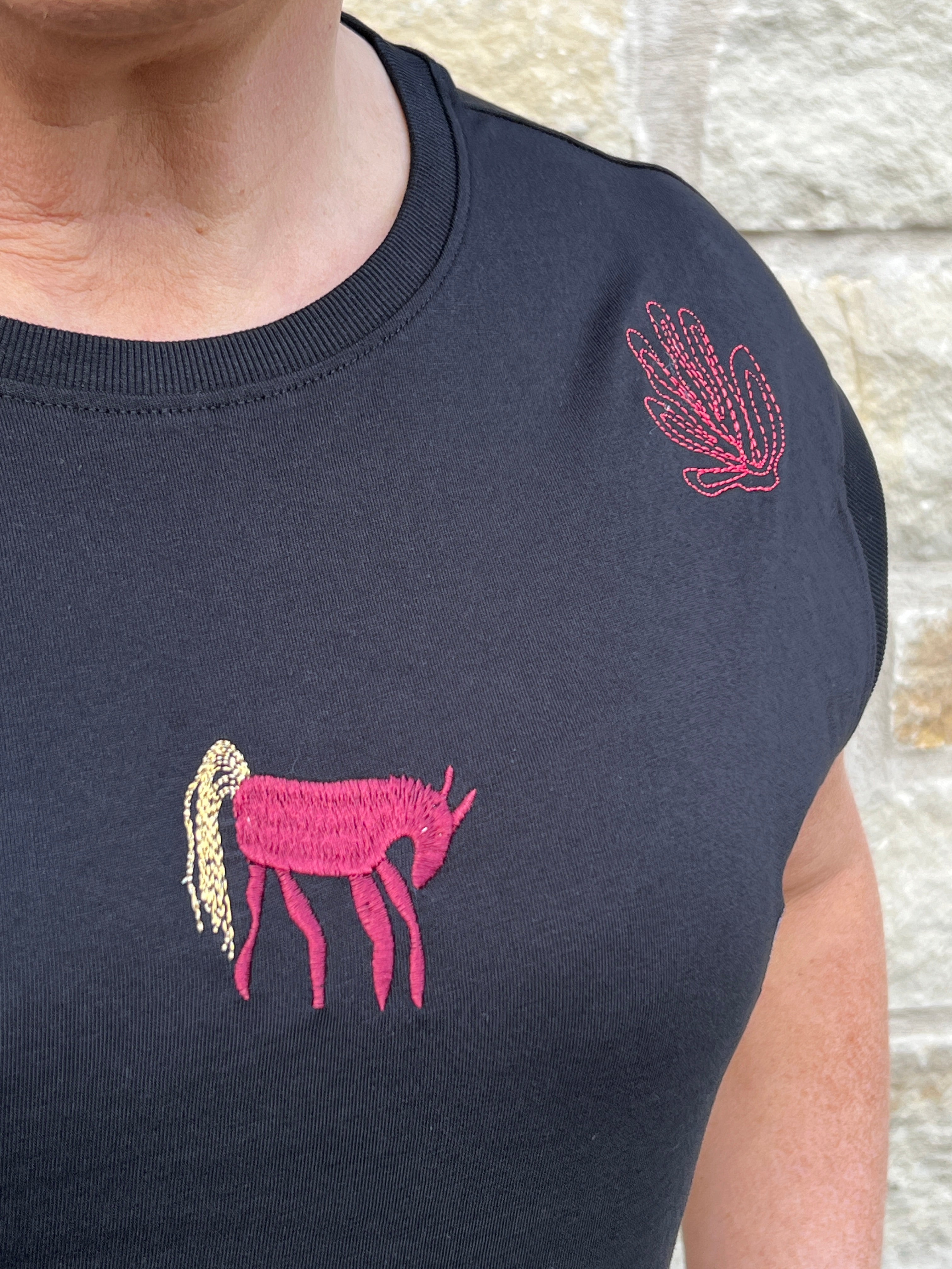 Nümph Nudebora T-shirt In Caviar