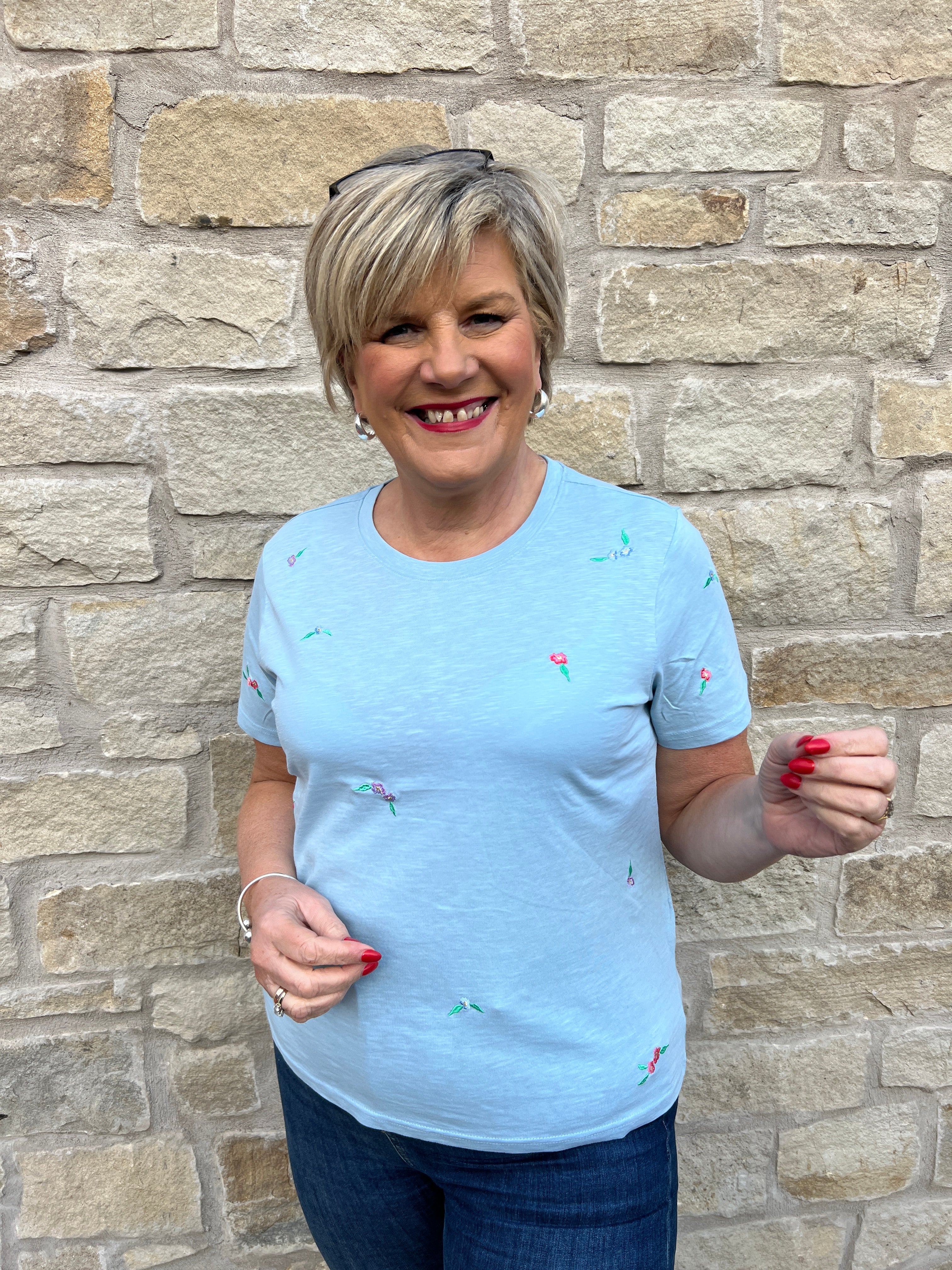 Nümph Nusuis T-shirt In cerulean