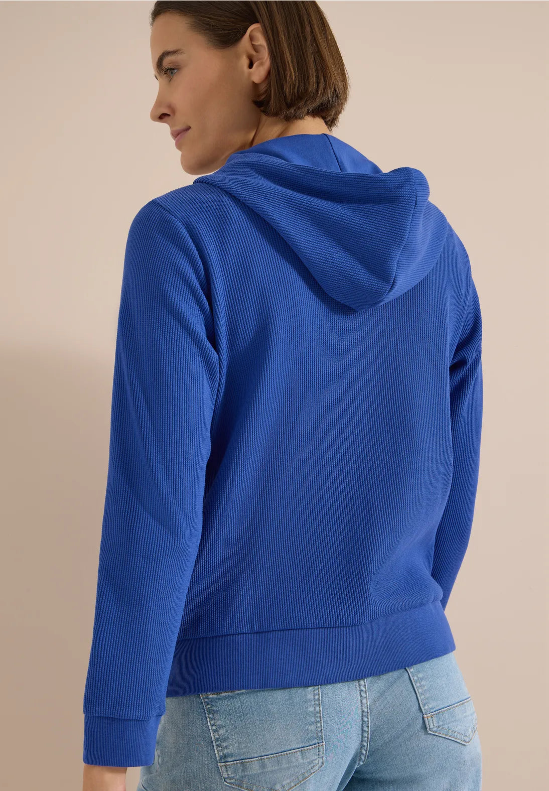 Cecil Structured Jacket In Deep River Blue