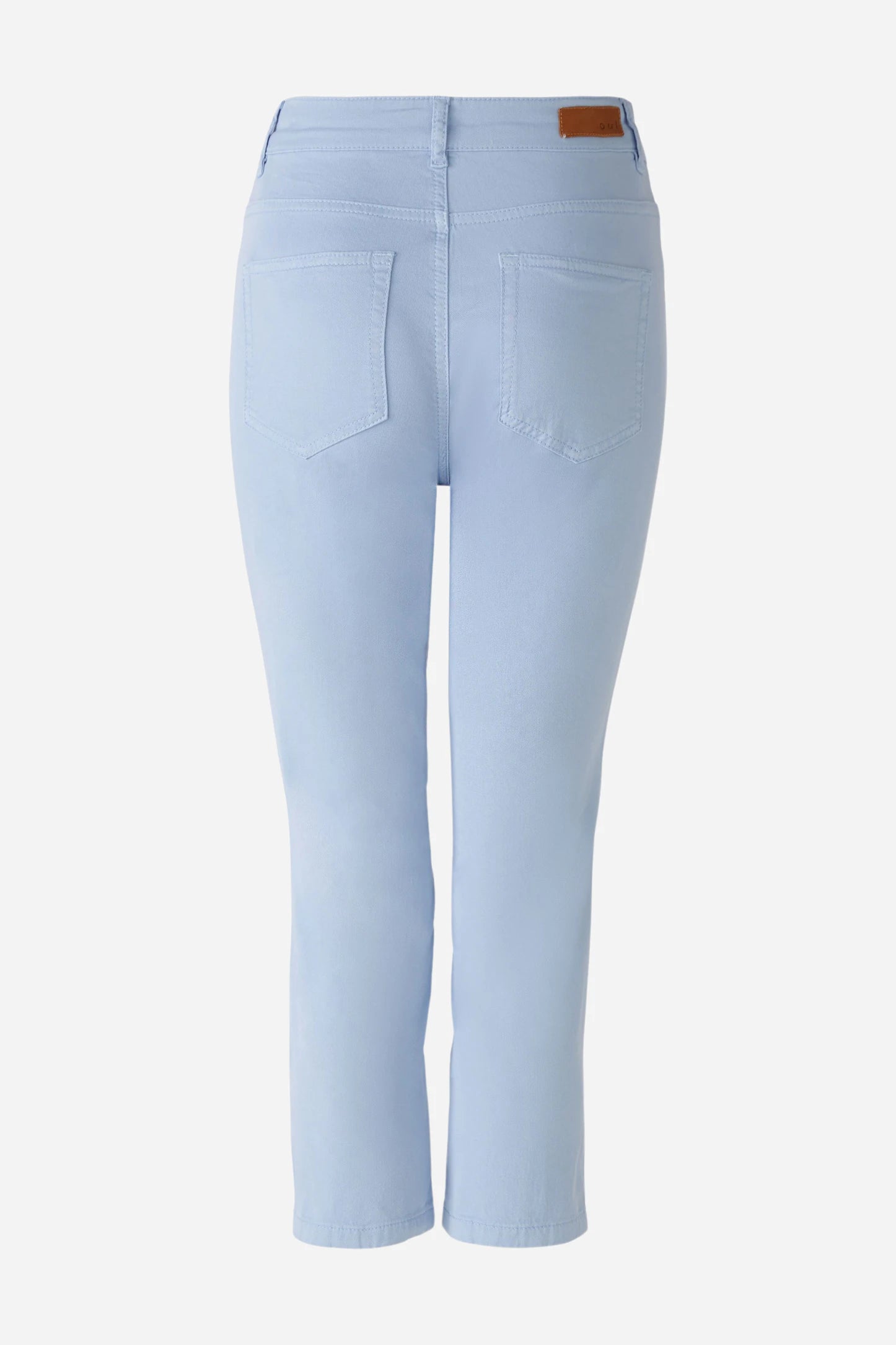 Oui Capri Cropped Jeggings In Light Blue