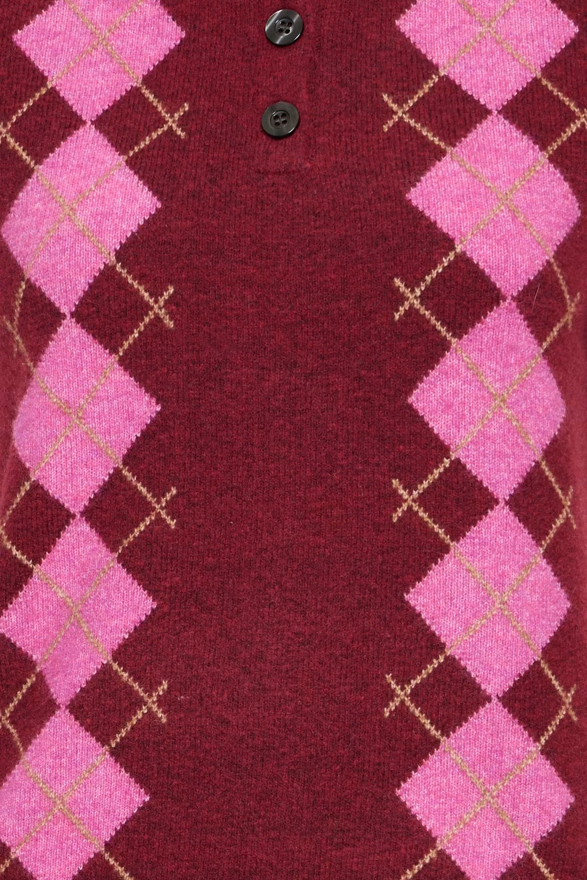 Ichi Idasila Pullover In Rhododendron Harlekin