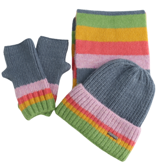 Sophie Hat, Gloves & Scarf Set In Multi