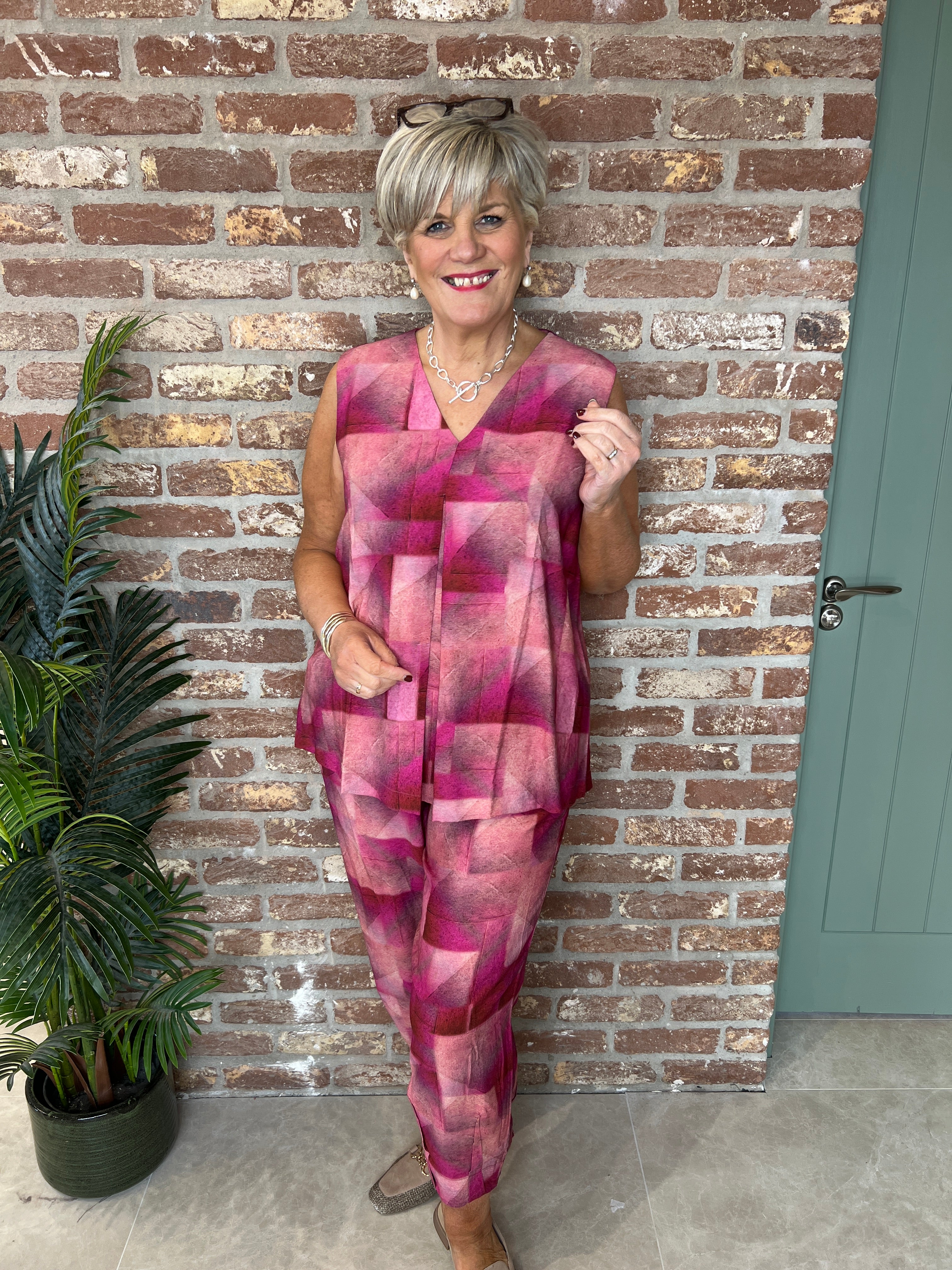 Ozai N Ku reflection Trousers in pink