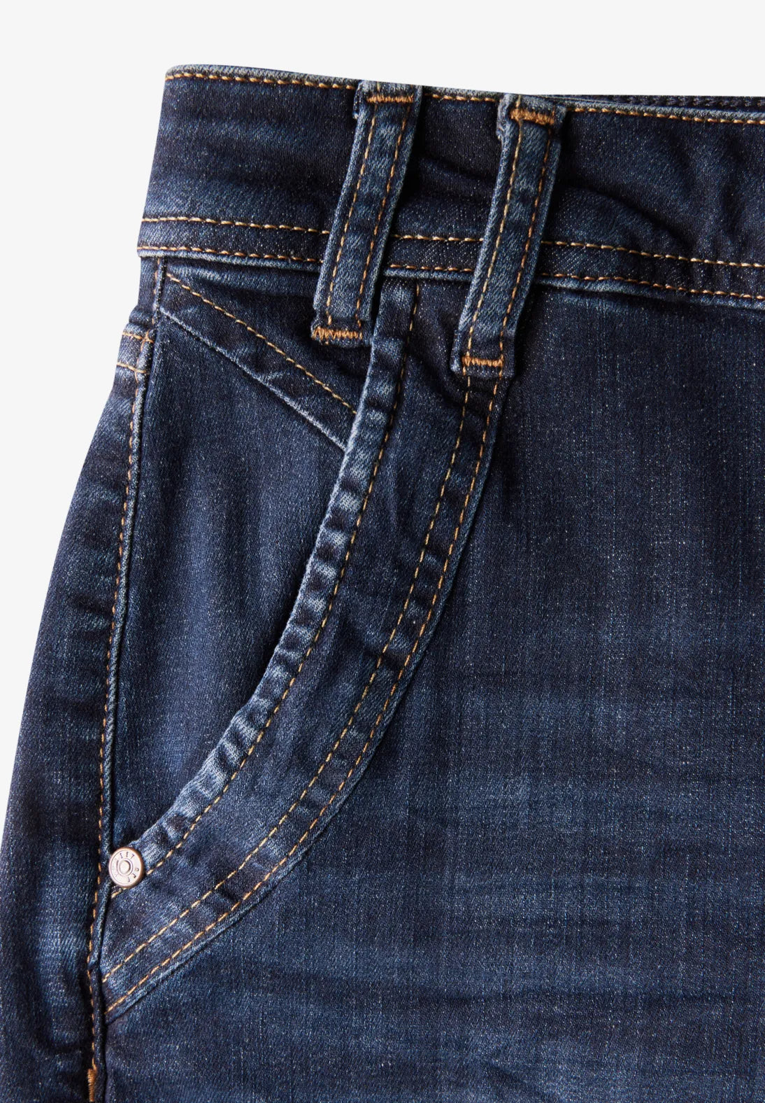 Street One Mom Jeans In Dark Blue Wash