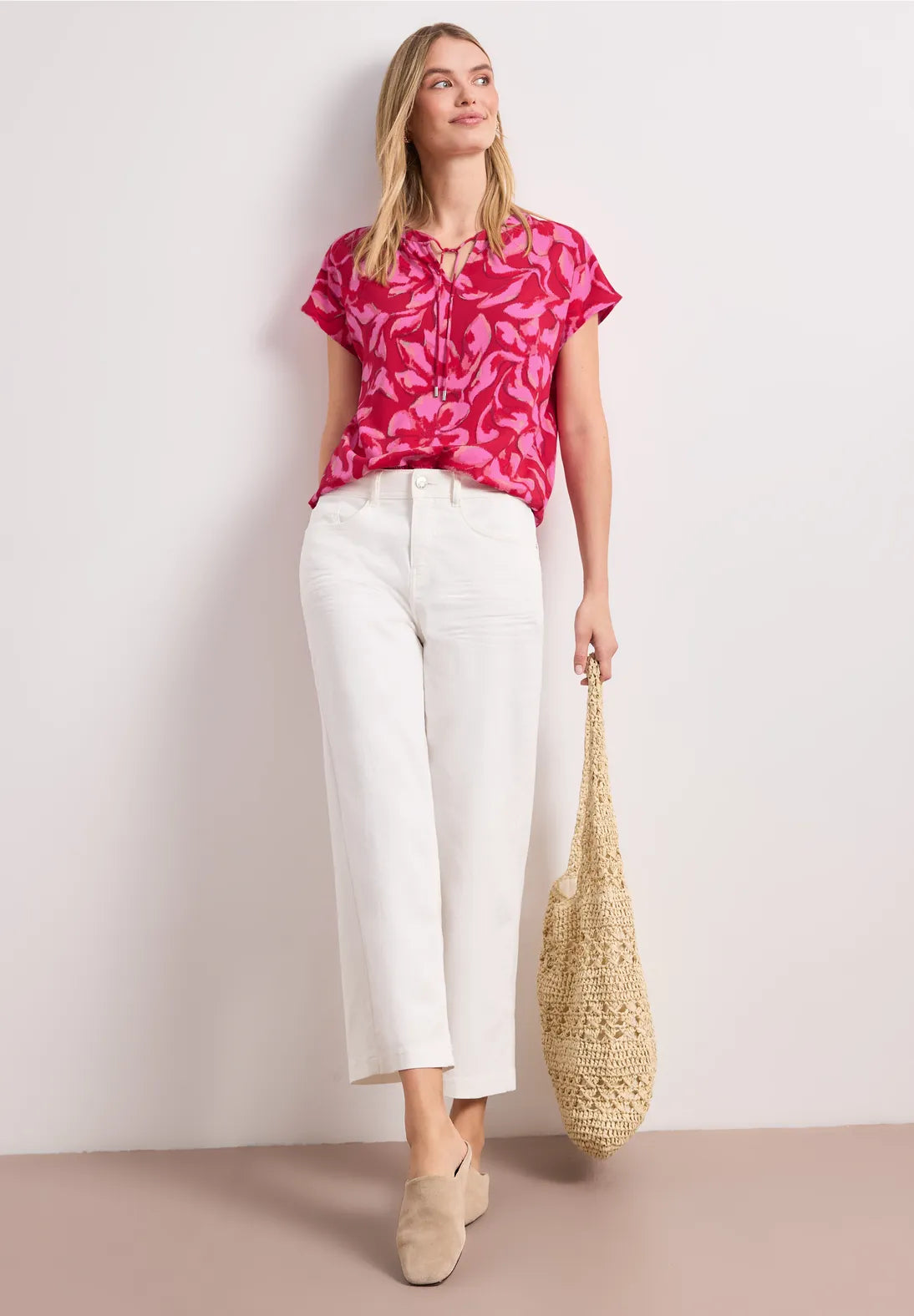 Street One Blouse In Salsa Red