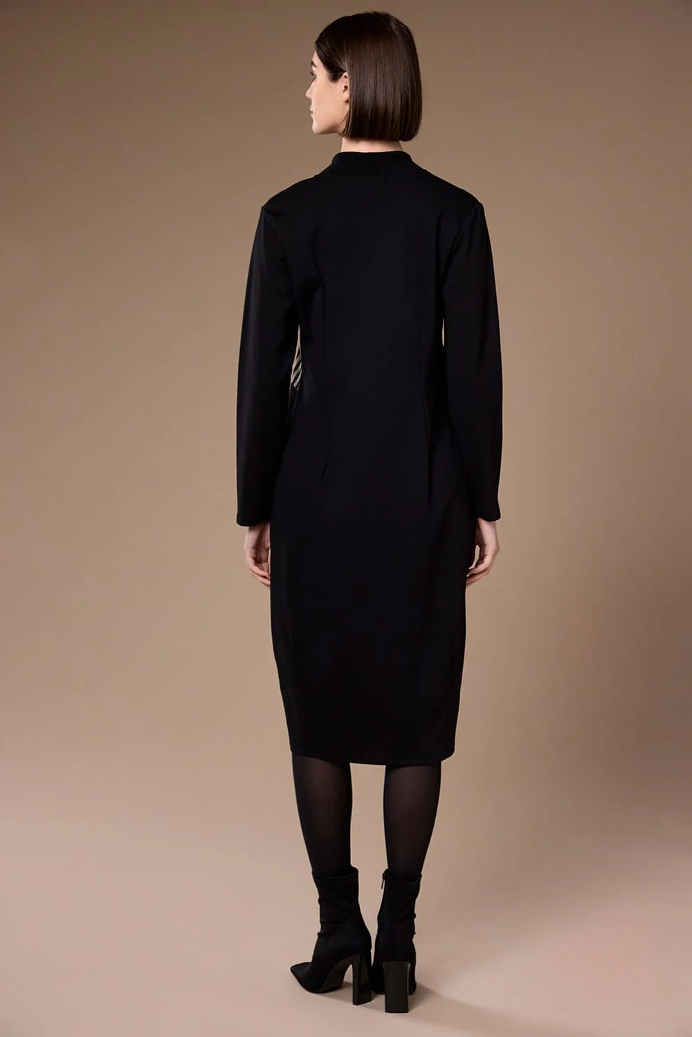 Peruzzi alternative stripe dress in Black