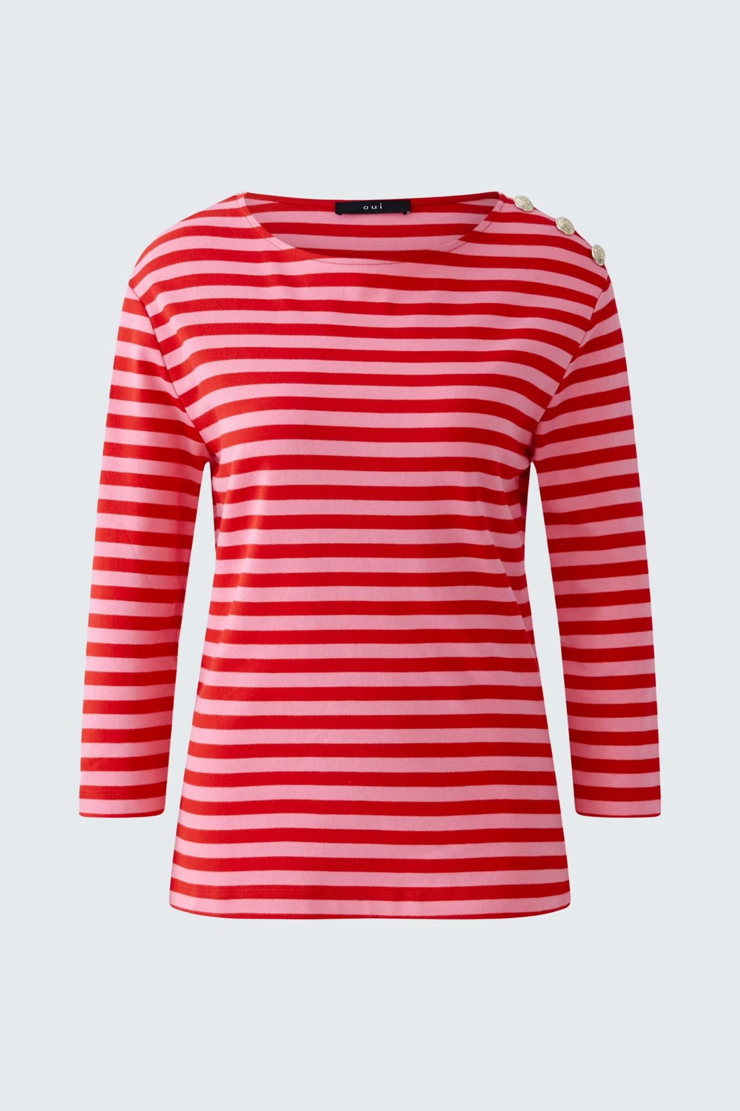 Oui Sunala Top In Red Rose