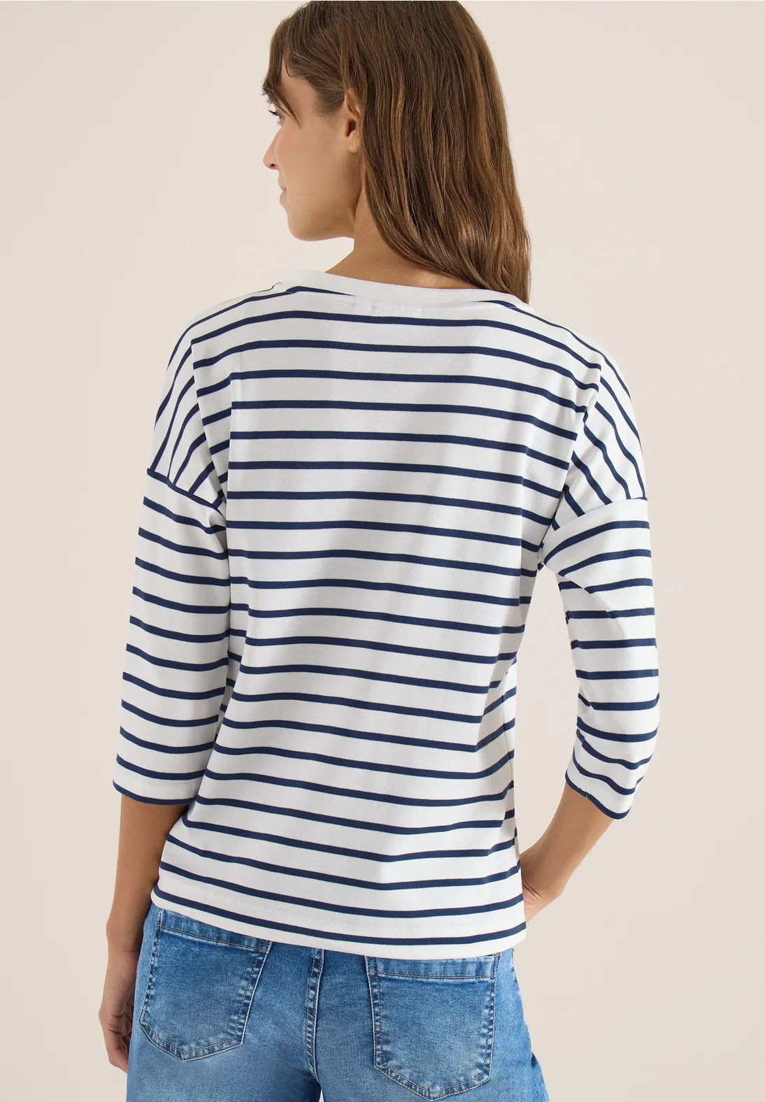 Cecil striped top In universal Blue