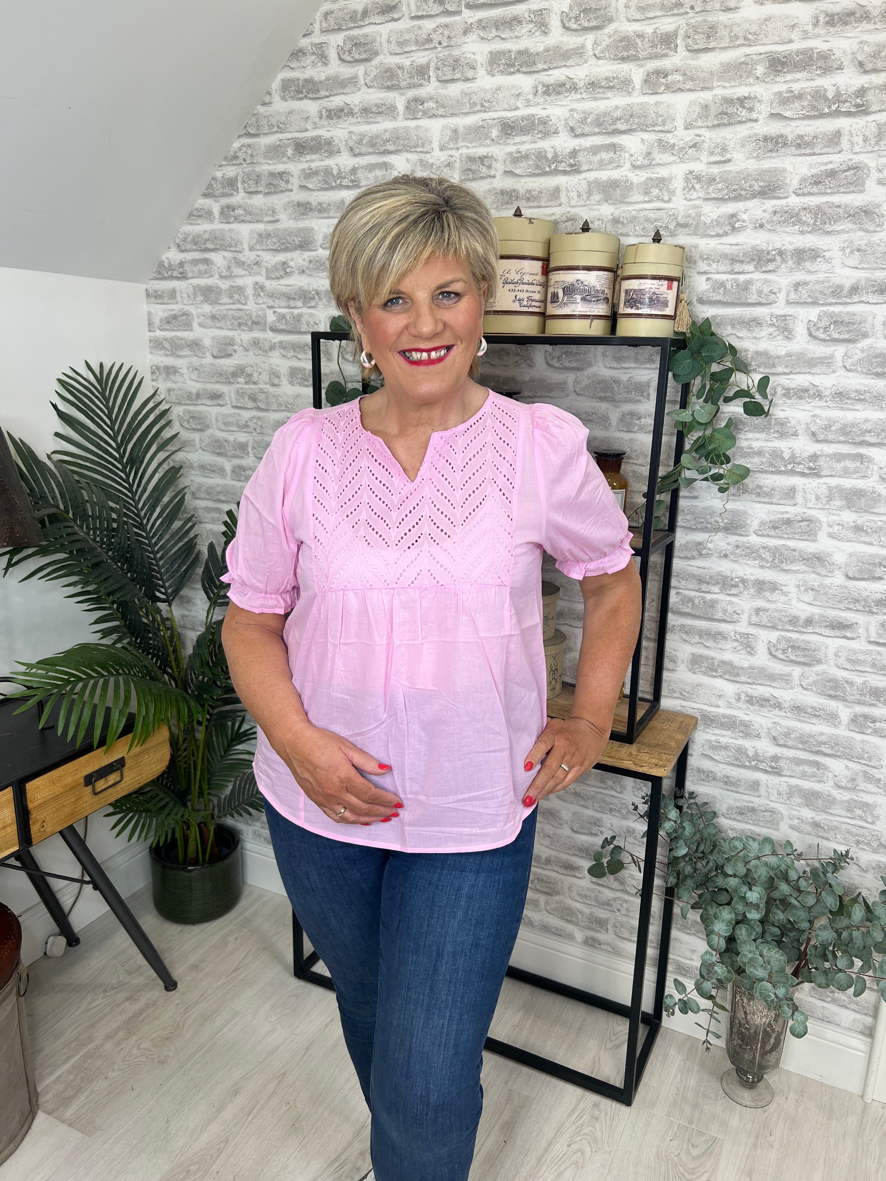 Culture Cumuxi Blouse In Lilac Sachet