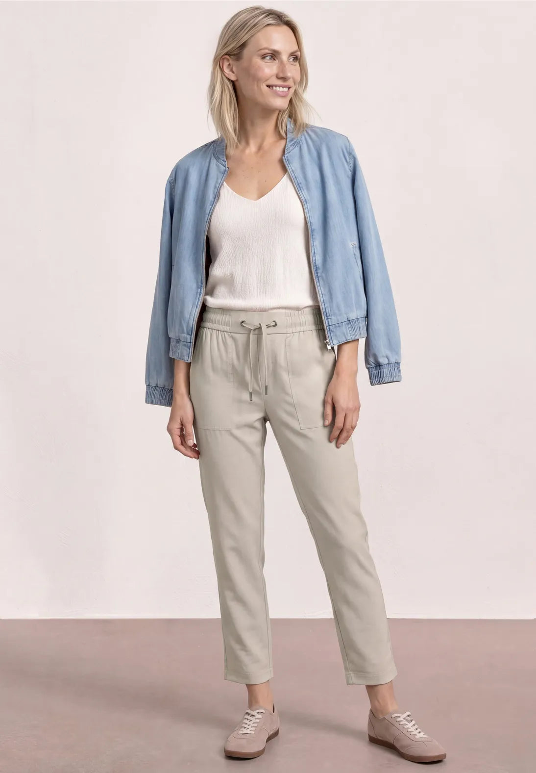 Street One Bonny Trousers In Timeless Beige (Copy)