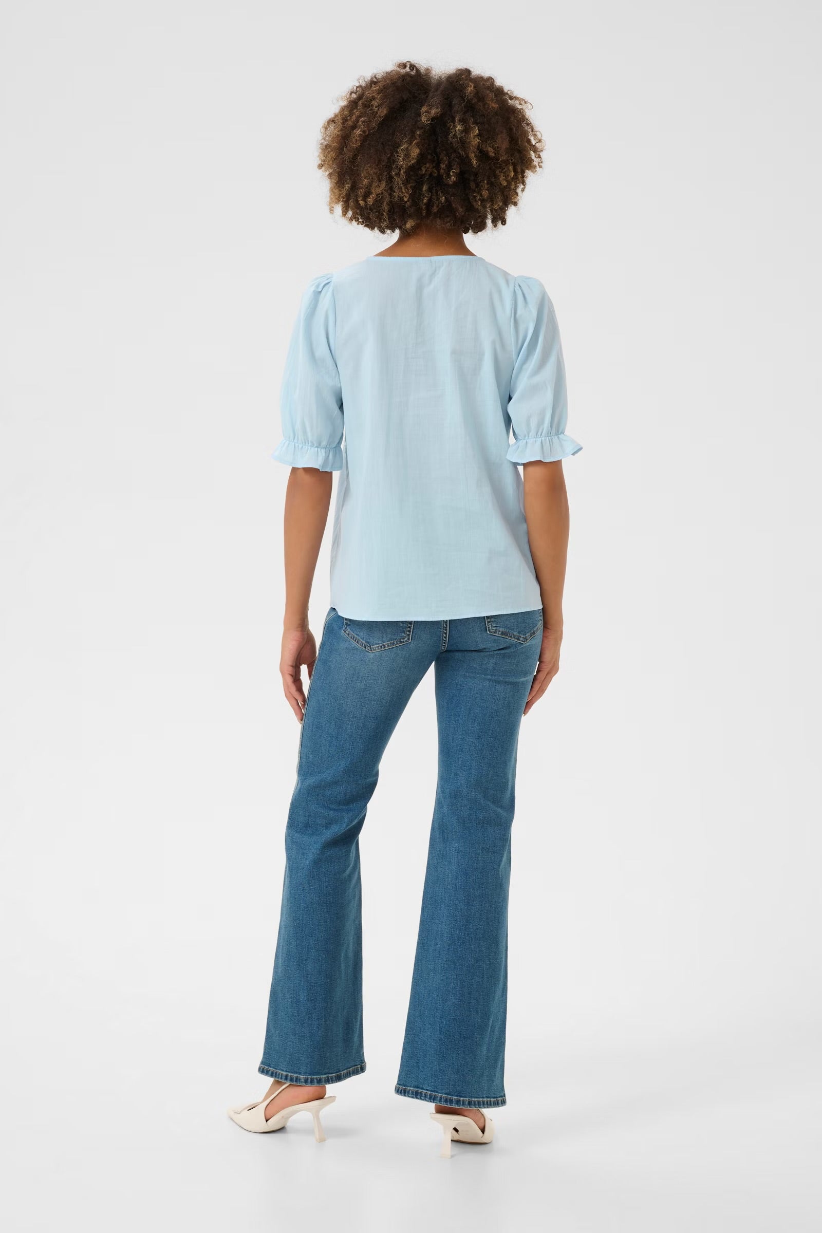 Culture Cumuxi Blouse In Cashmere Blue