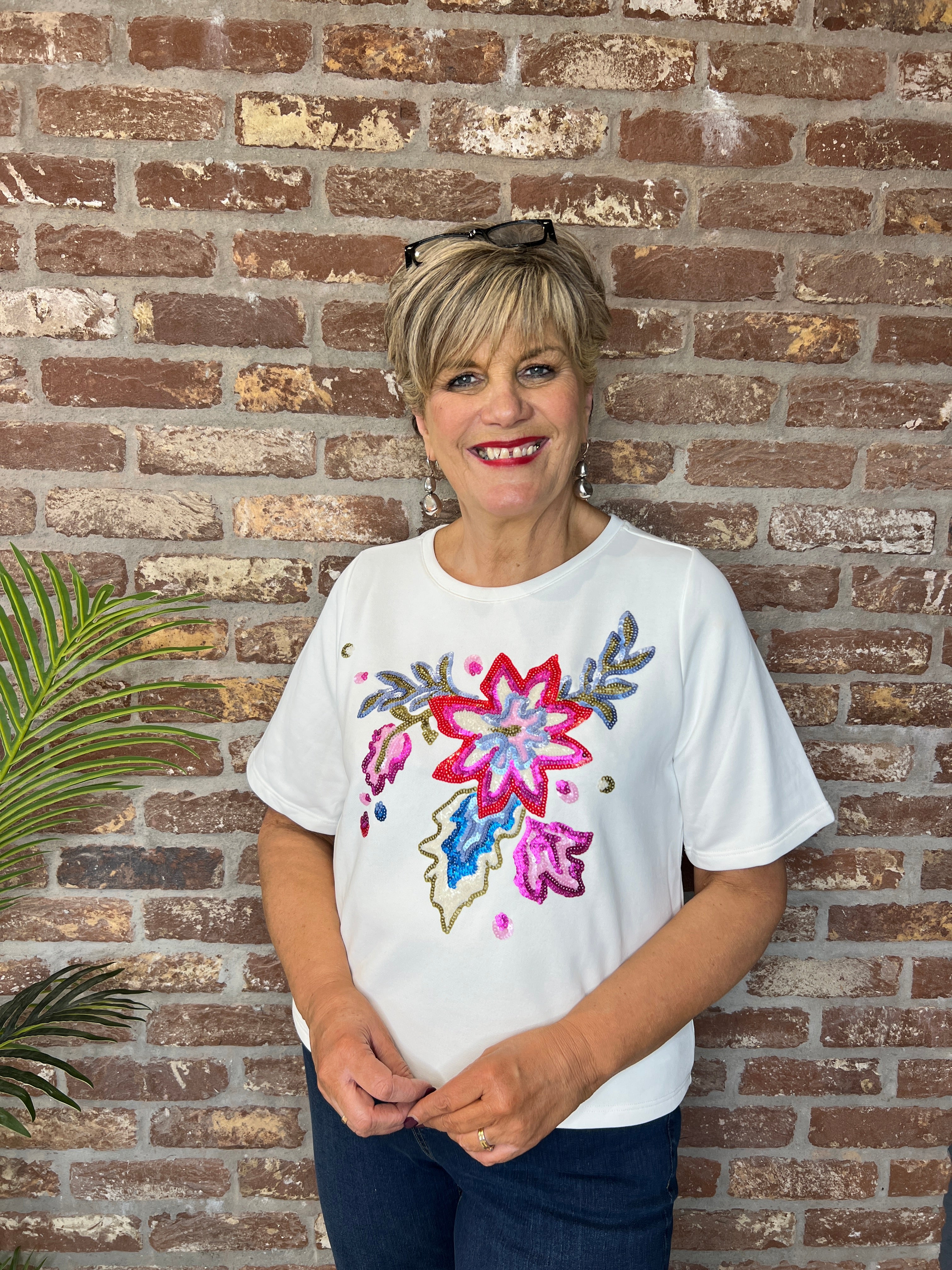 Milano Italy Sequence Sweatshirt In Off White