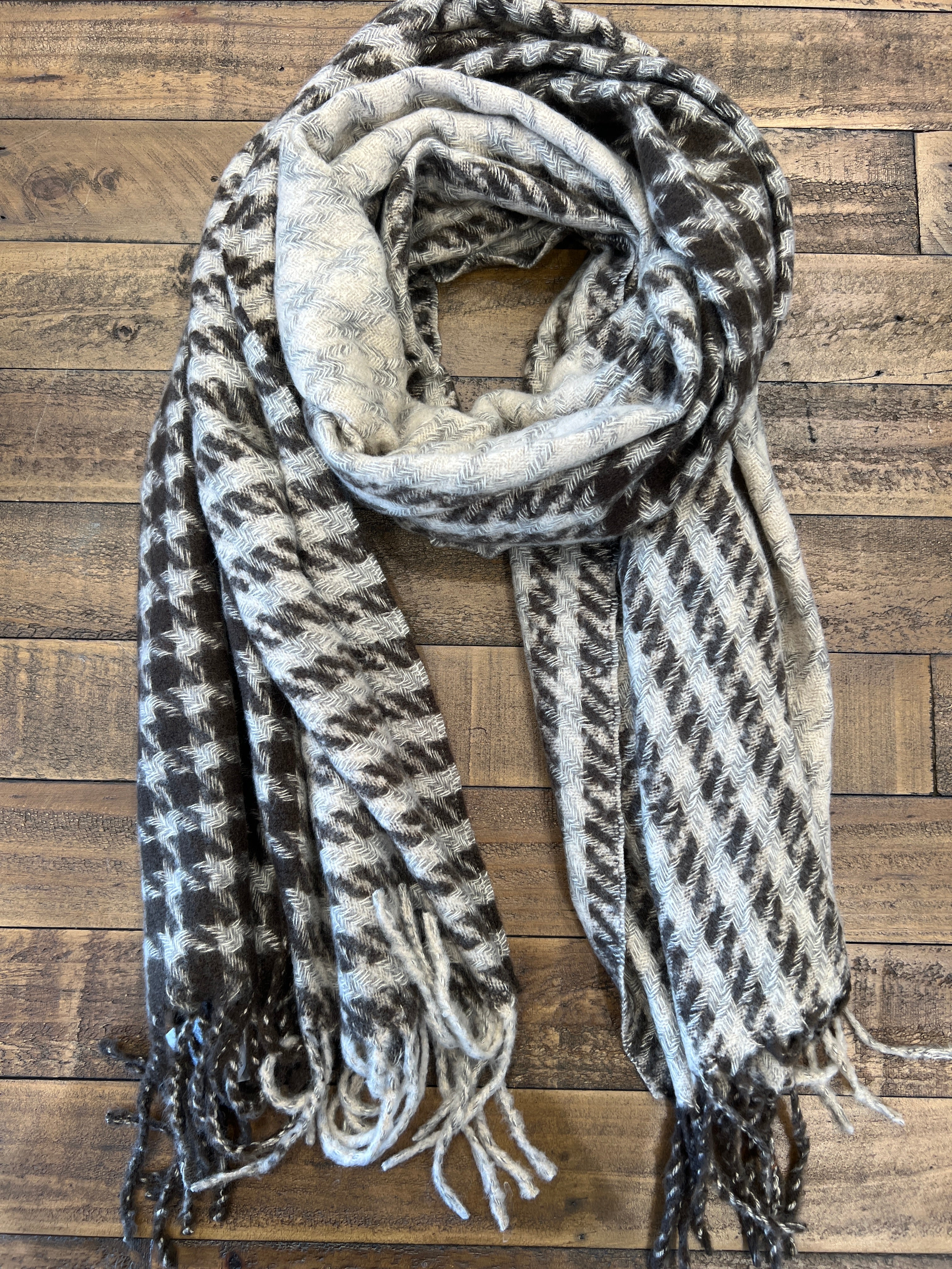 Soya Concept Ibiza Scarf In Brown Multi