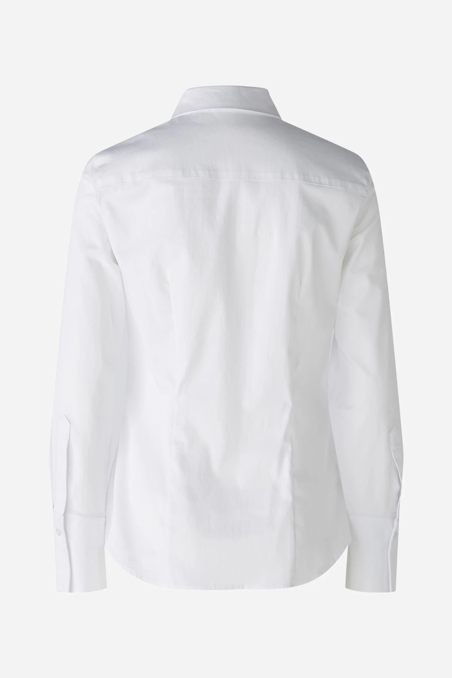 Oui Cotton Blend Shirt In Optic White