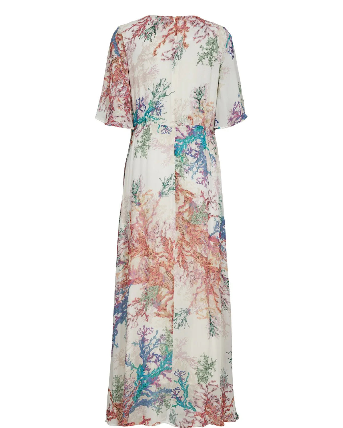 Nümph Nucoral Long Dress In Cloud Dancer