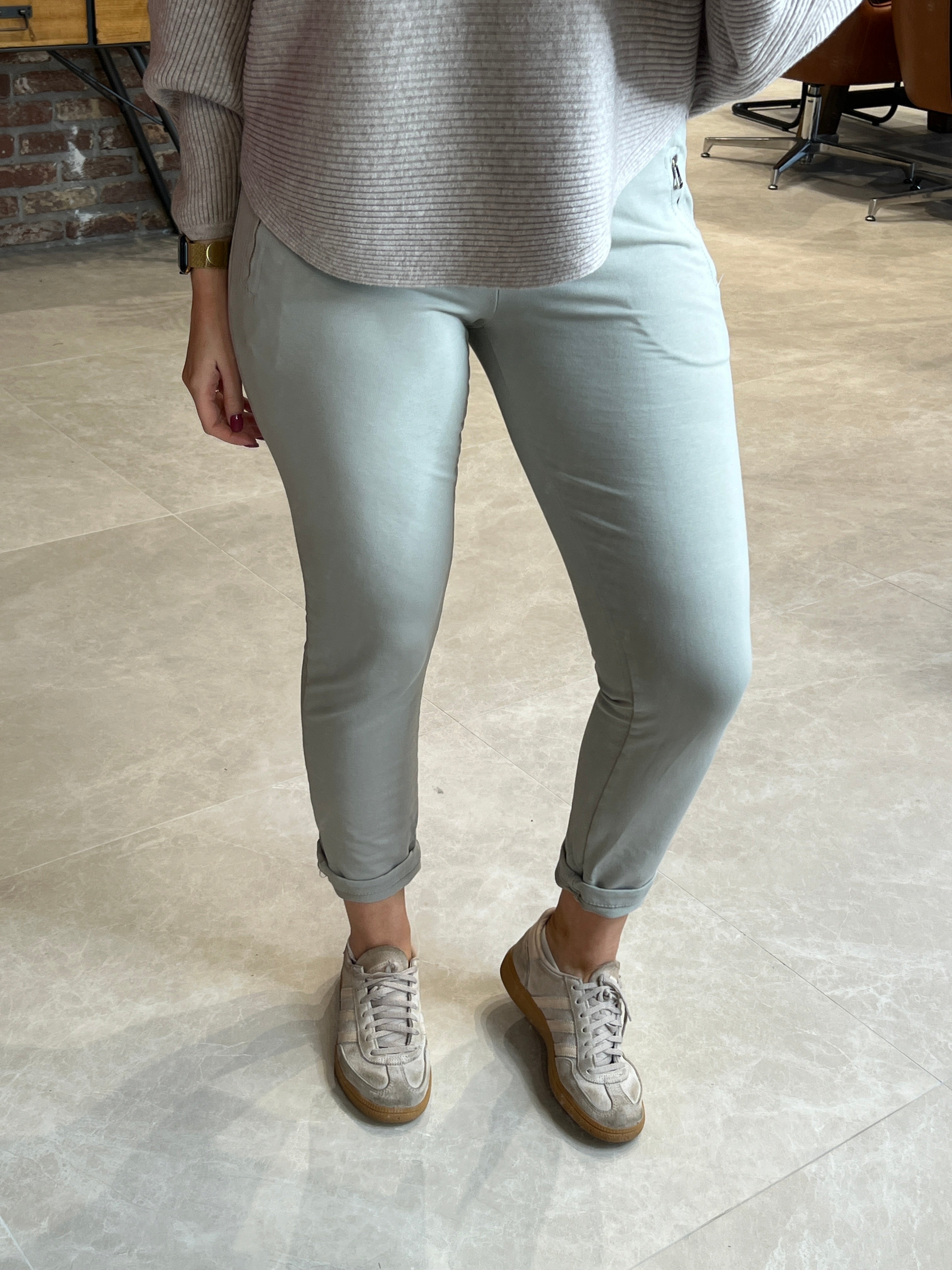 Deck By Decollage Joggers In Beige