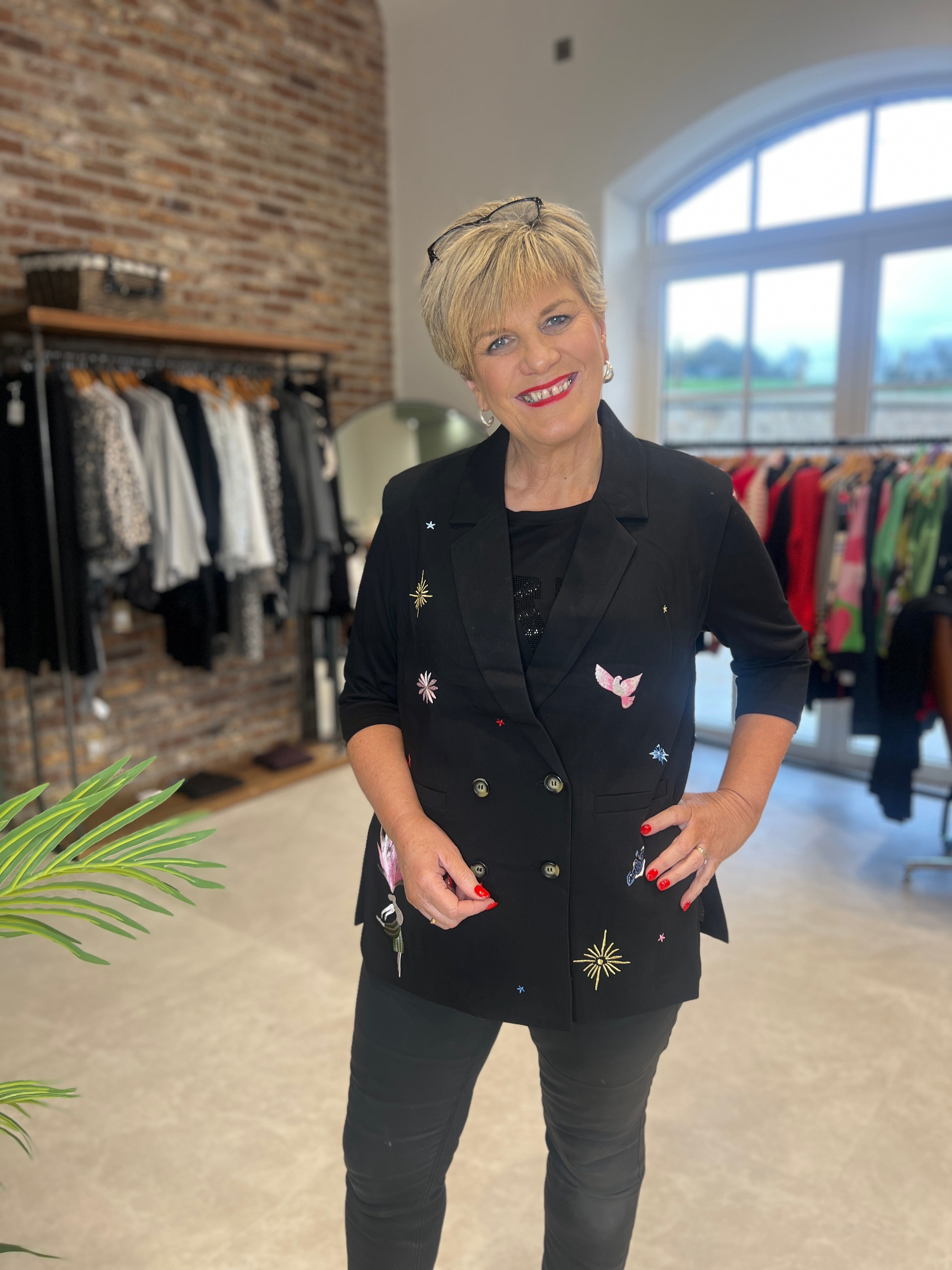 Nümph Nualmut Long Vest In Caviar