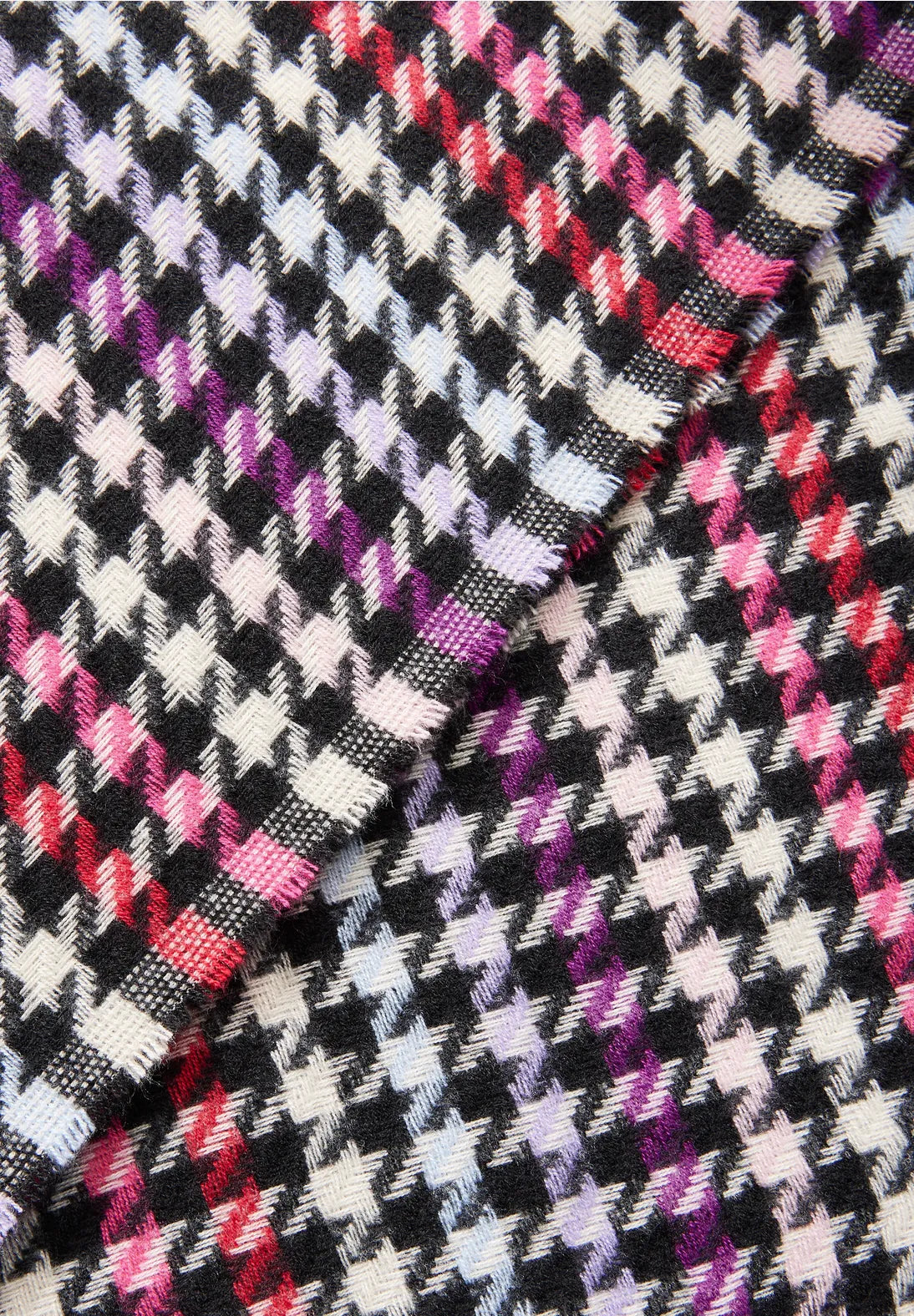 Street One Houndstooth Scarf In Multicoloured