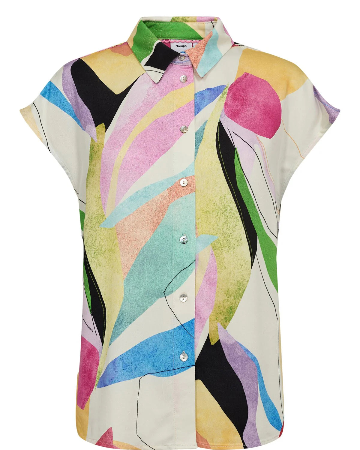 Nümph Patterned Shirt in Peony