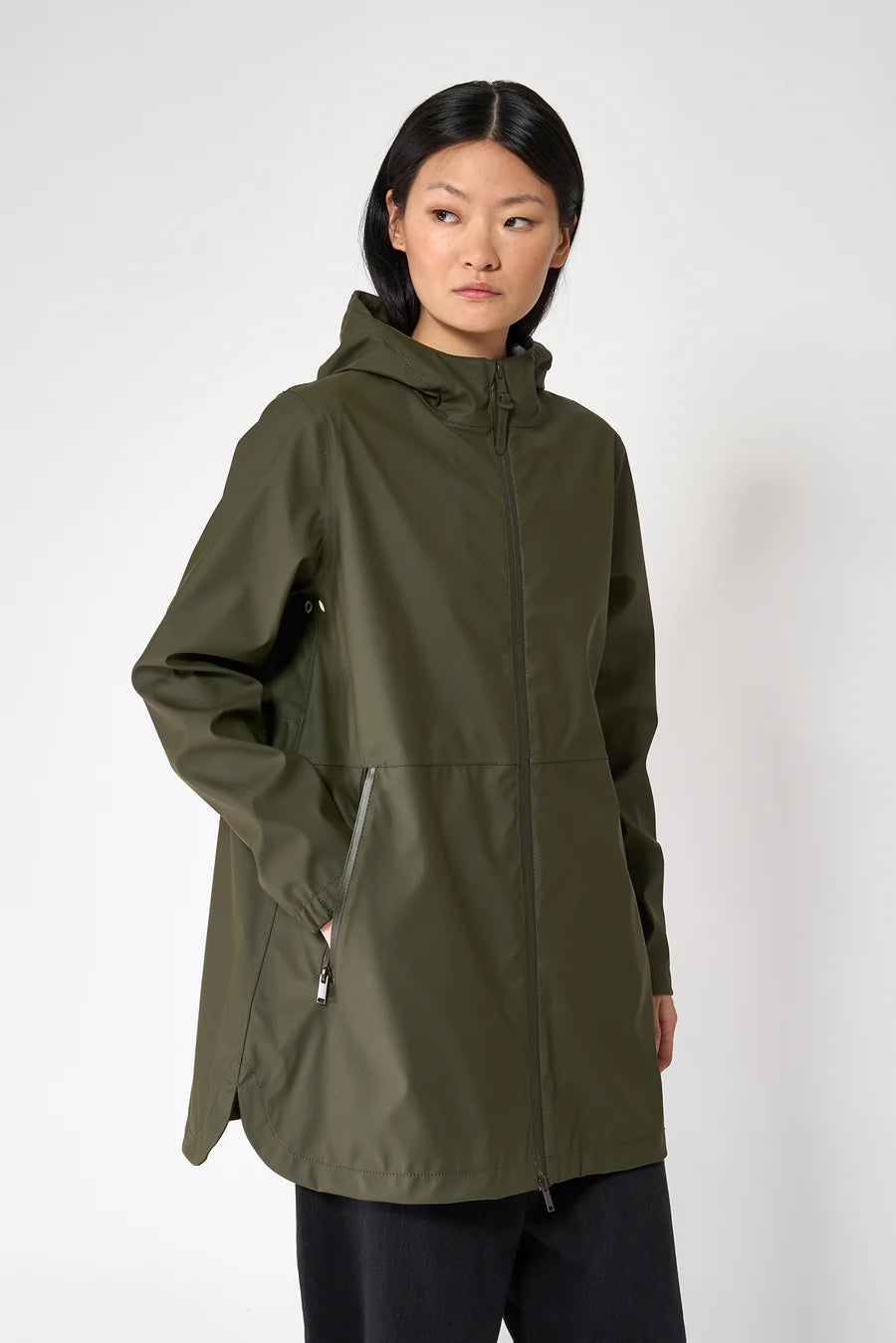 Tanta Brouillard Raincoat in Khaki