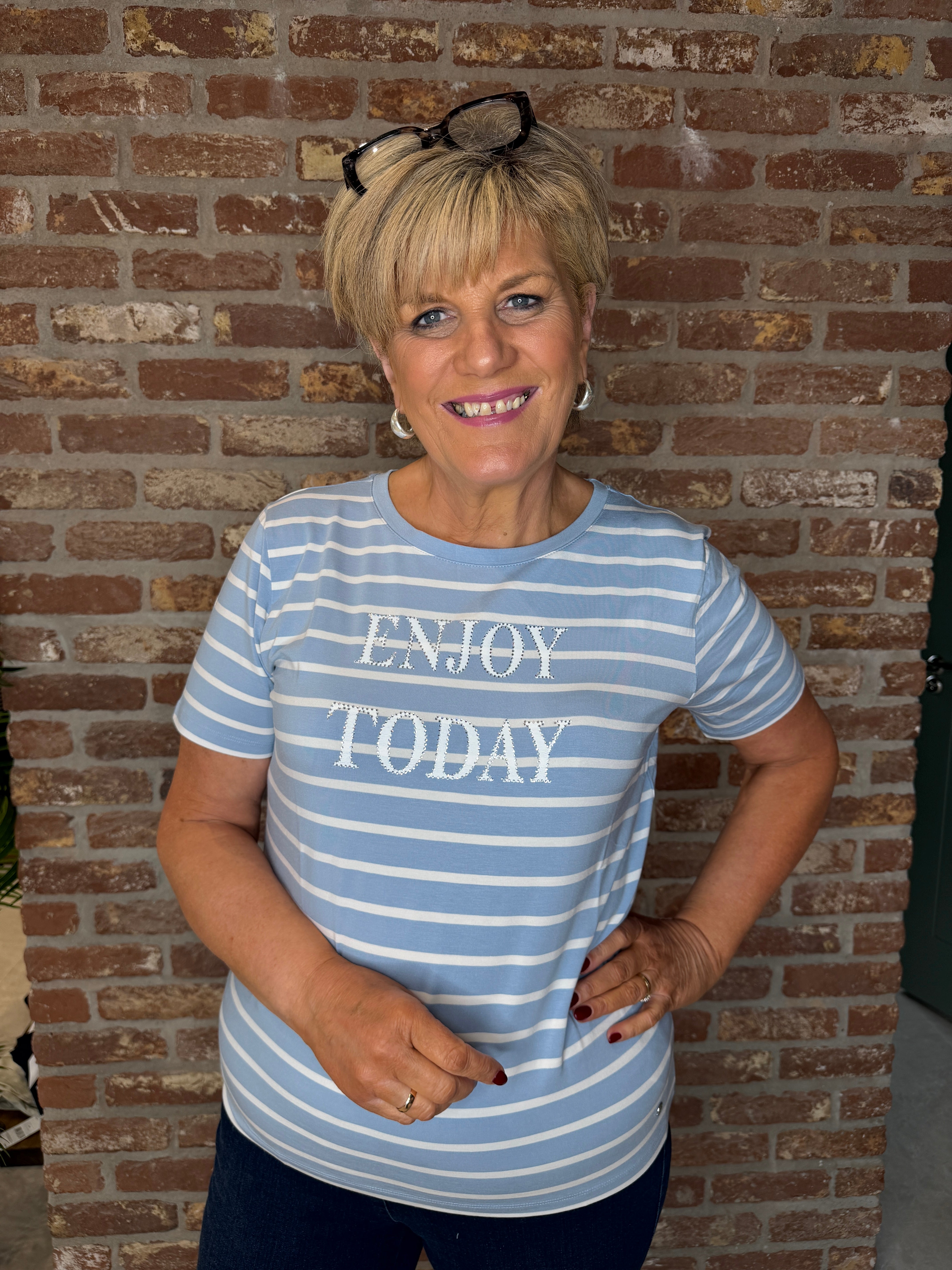 Monari striped t-shirt In Seaside