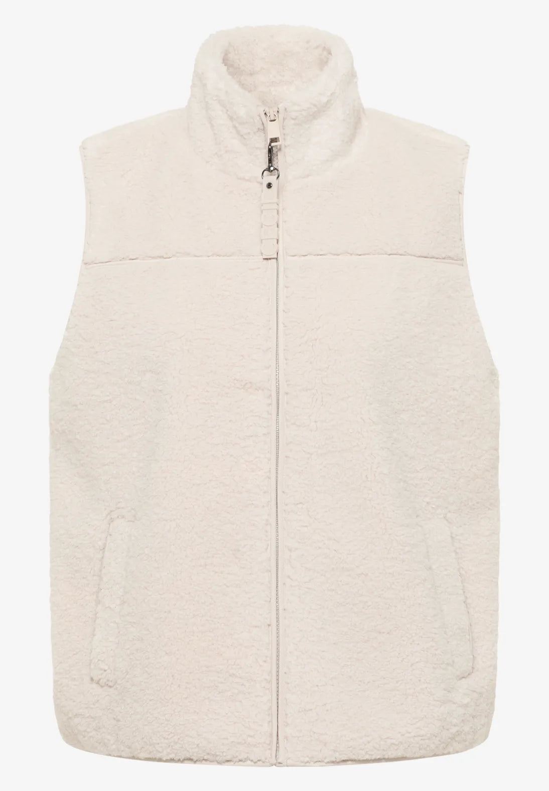 Cecil Teddy Waistcoat In Teddy Vanilla