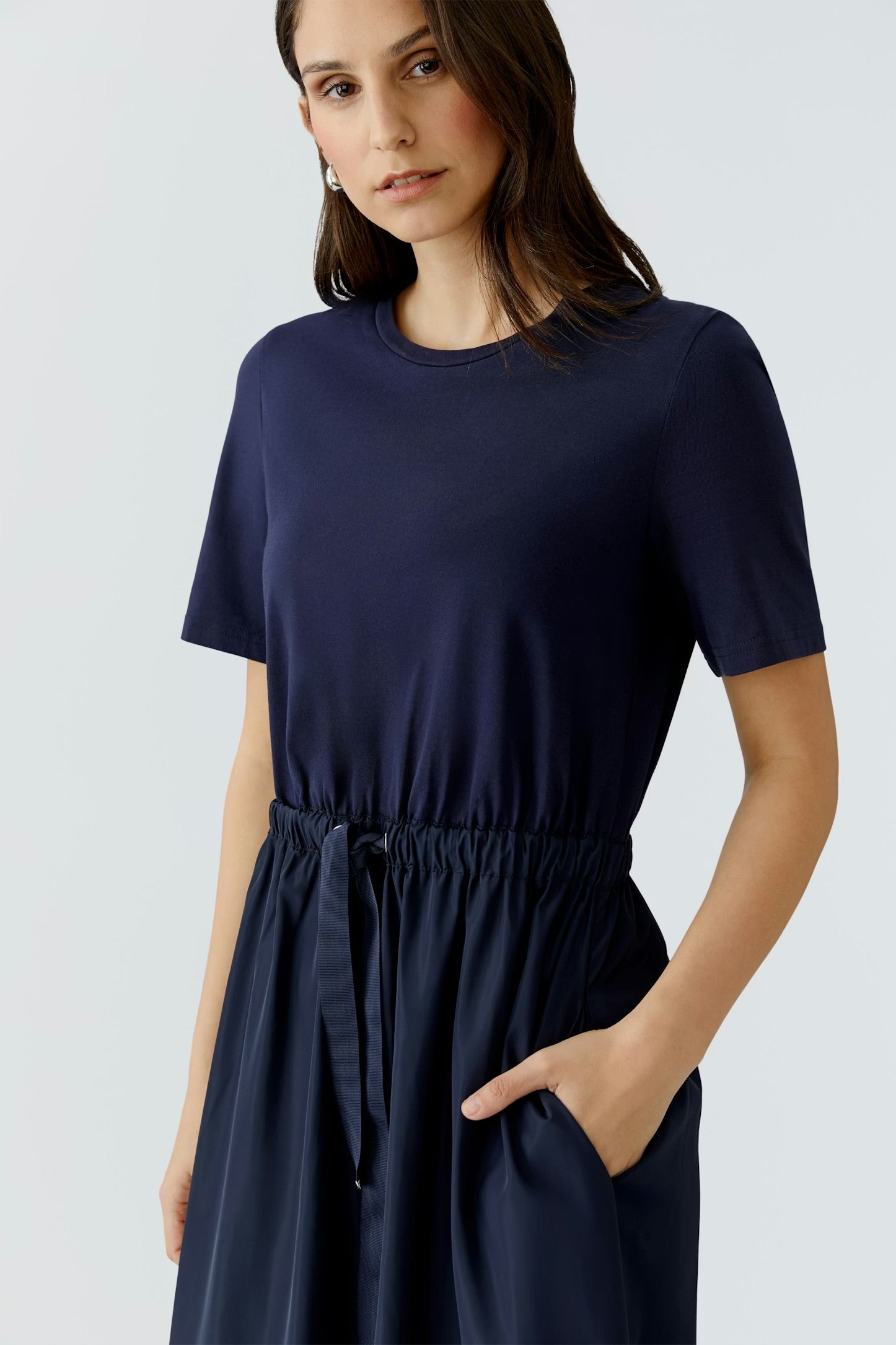 Oui Maxi Dress In Dark Blue