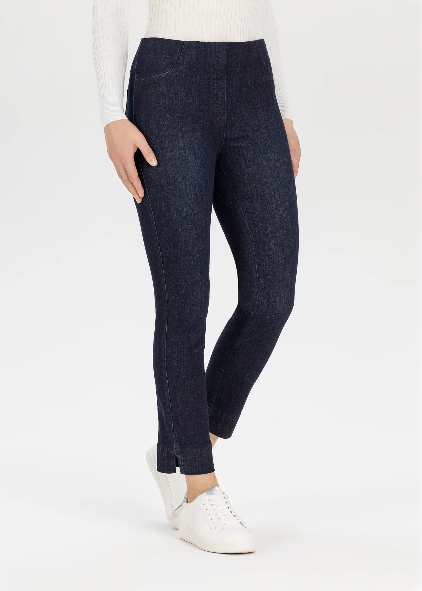 Stehmann Igor Pull on Jeans In Dark Denim