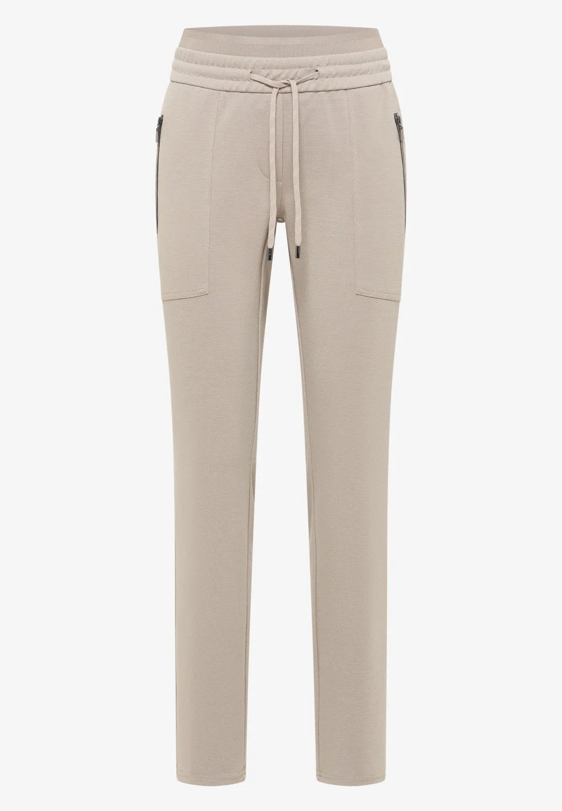 Cecil Tracey Trousers In Urban Taupe Melange
