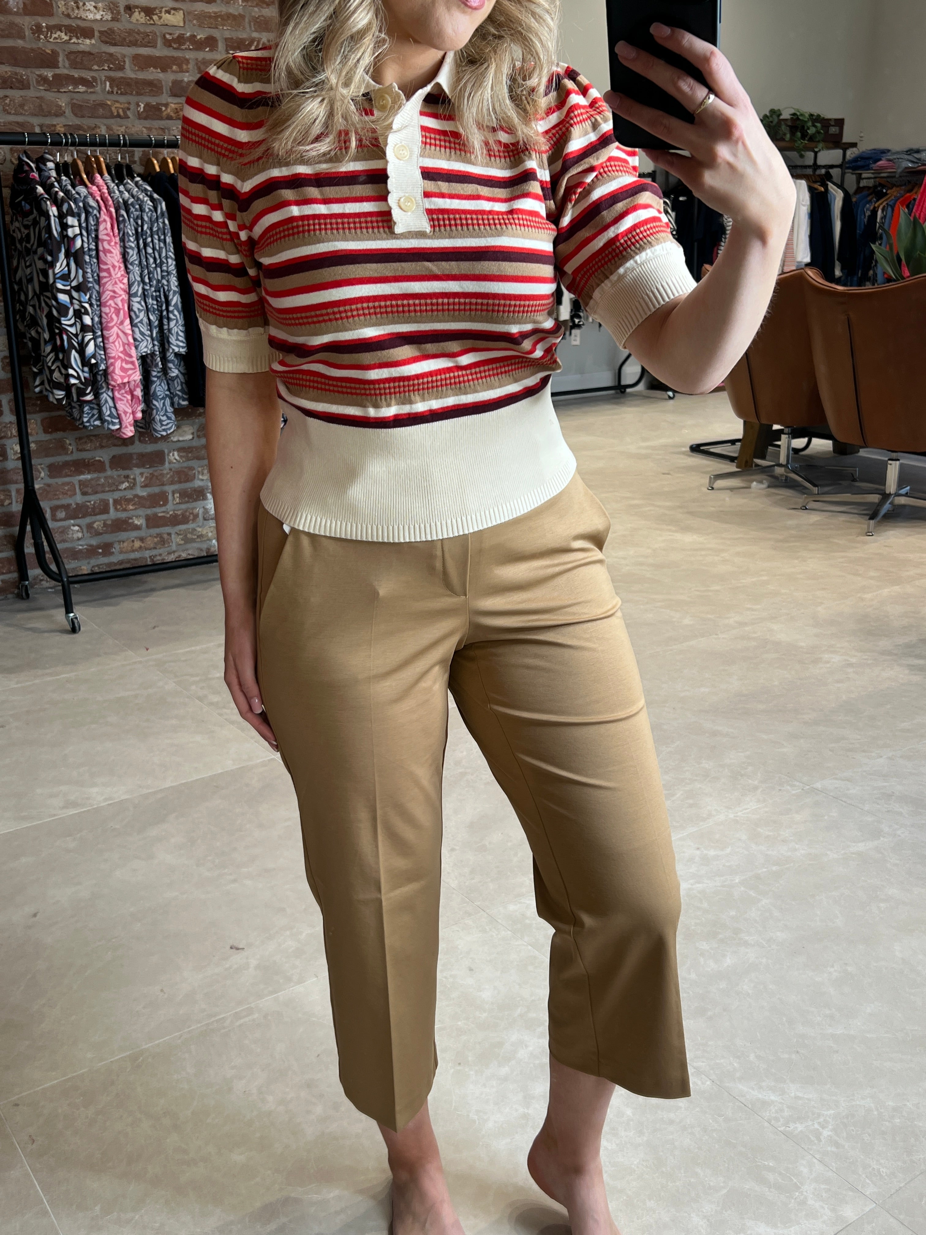 Stehmann Fenja Culotte Trousers In Camel