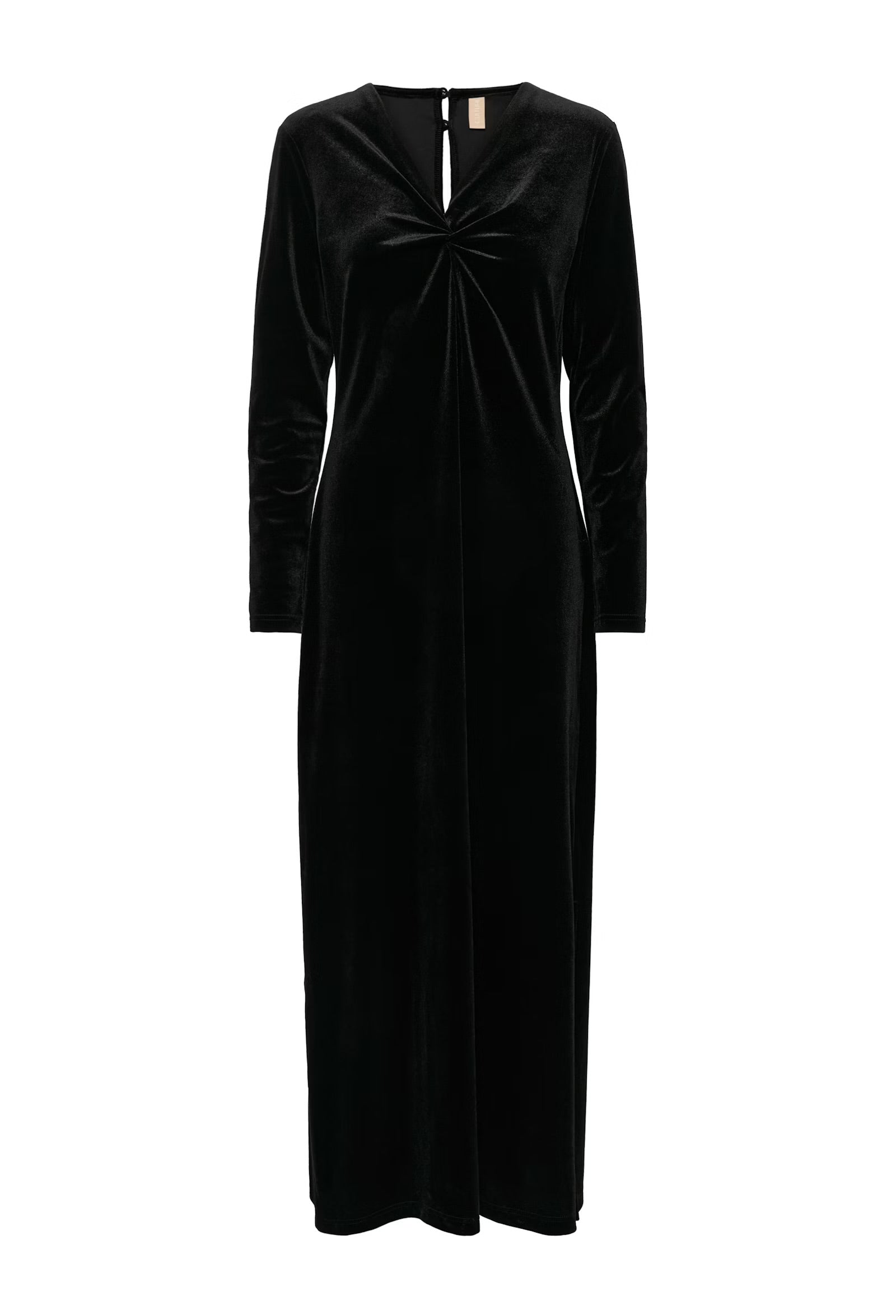 Culture Velour Dress In Black