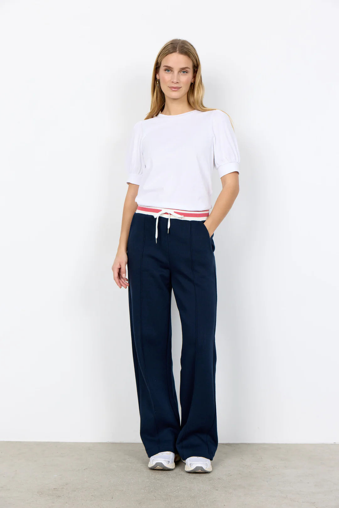 Soya Concept Angelin Trousers In Navy