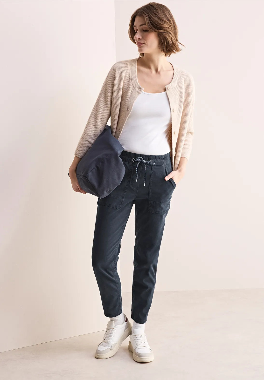 Cecil Tracey Washed Jeans In Universal Blue