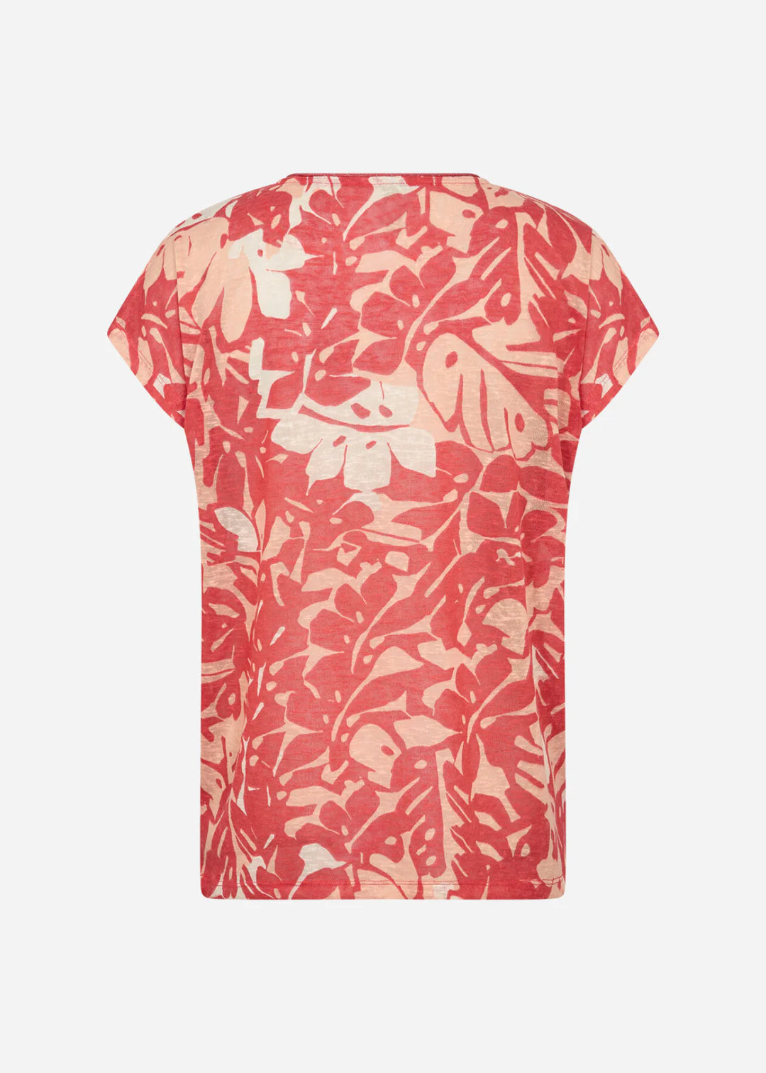 Soya Concept Aretha floral T-Shirt In Red