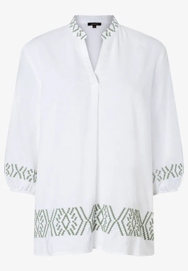 More & More Embroidery Blouse In Multi