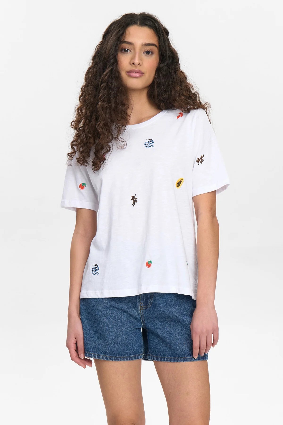 Nümph Nuzoey T-shirt In Bright White