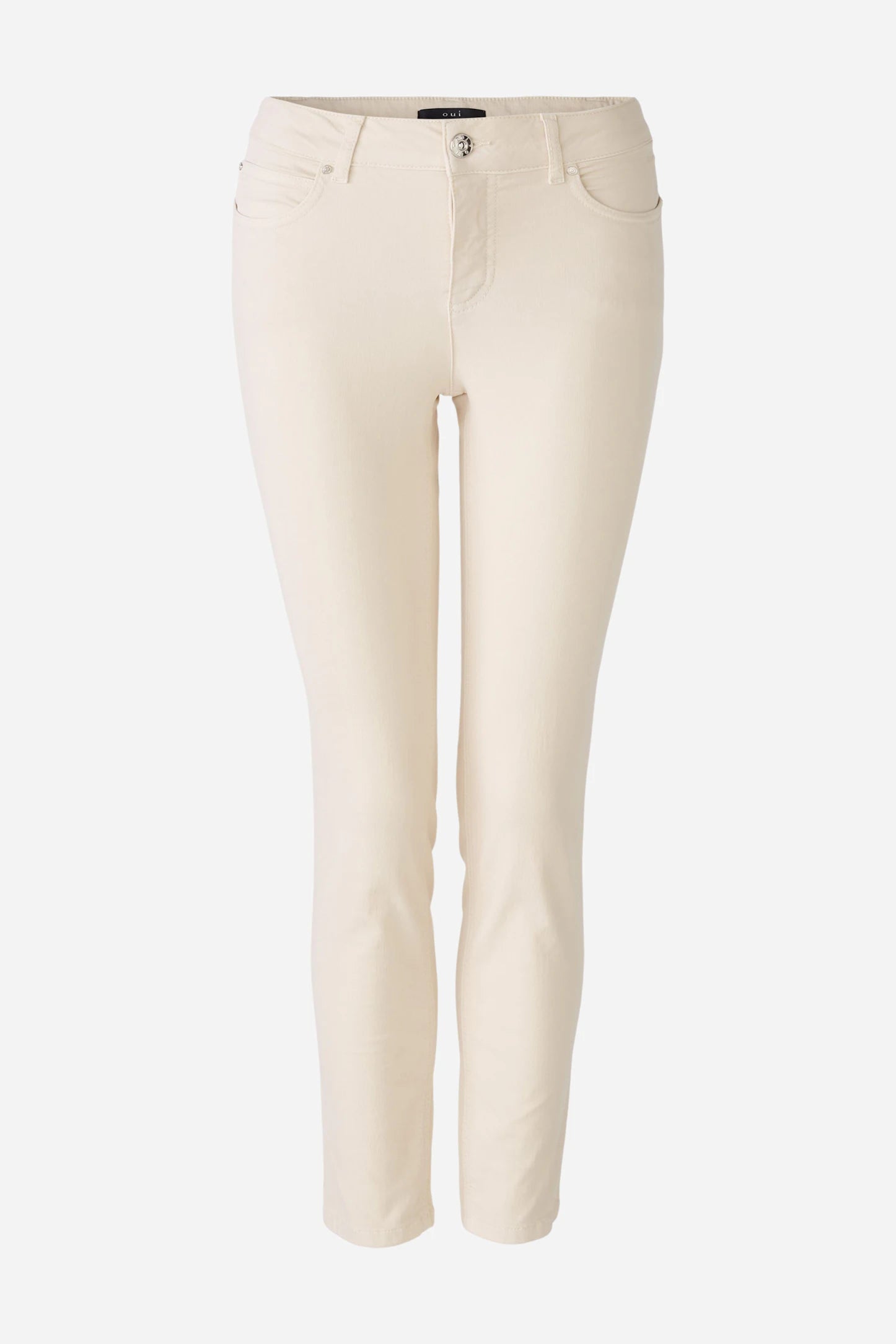 Oui Baxtor Slim Fit Jeans In Light Stone