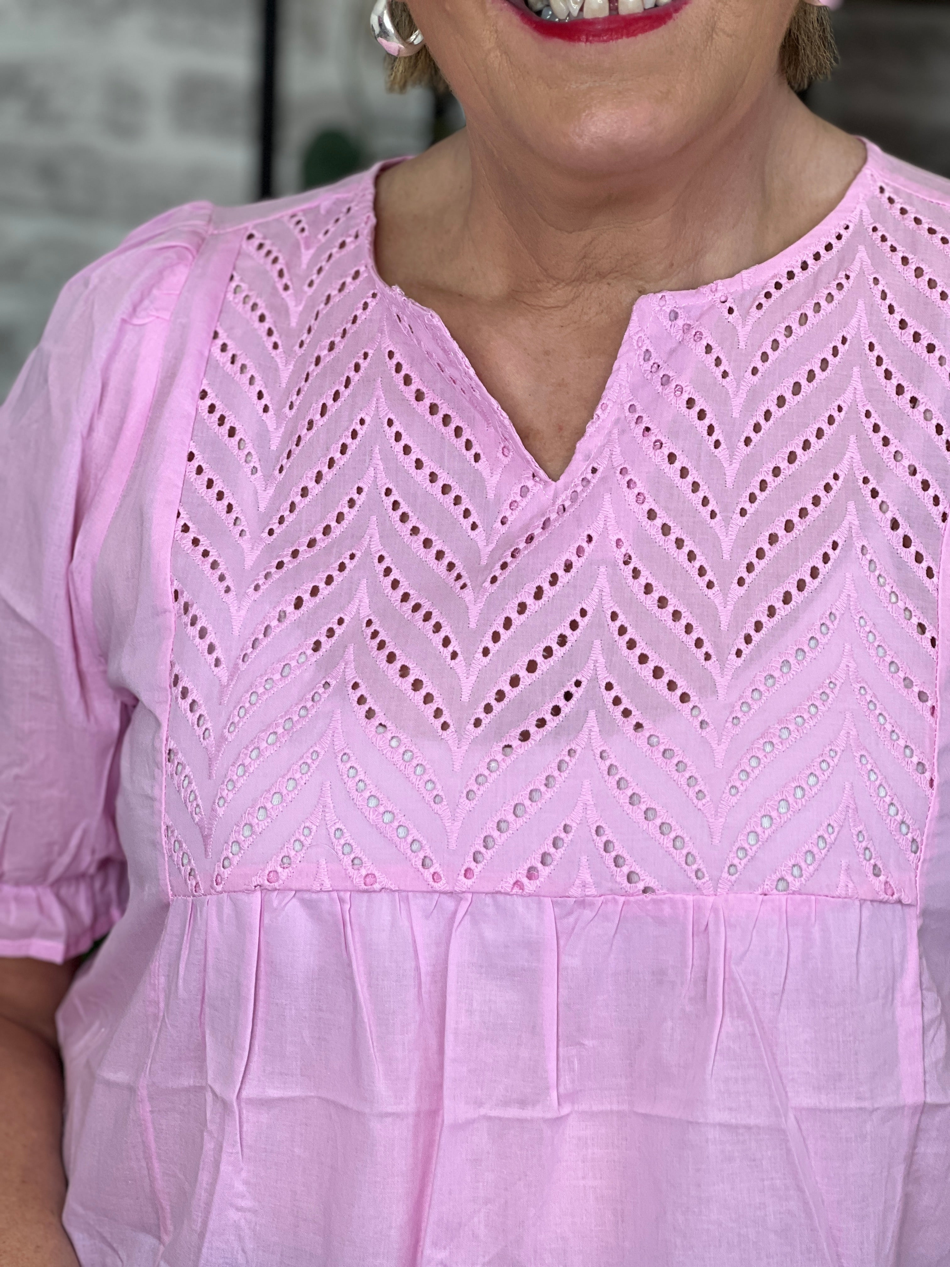 Culture Cumuxi Blouse In Lilac Sachet
