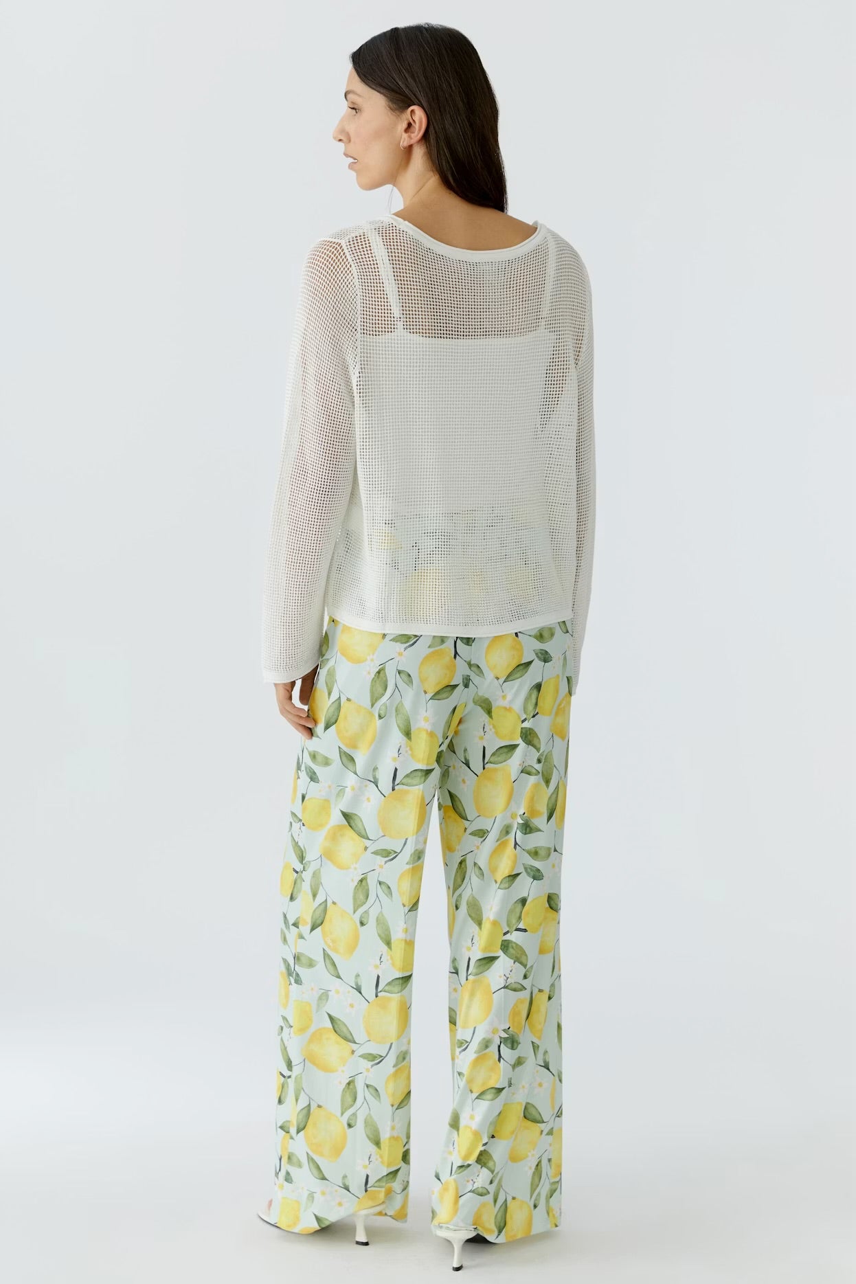 Oui Fine Knit Pullover In Cloud Dancer