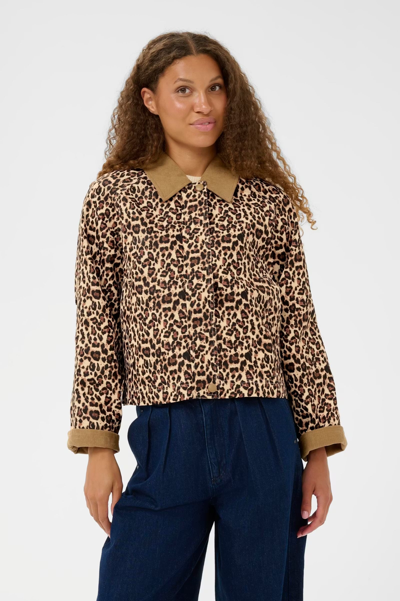 Saint Tropez Leo Jacket In Black Multi