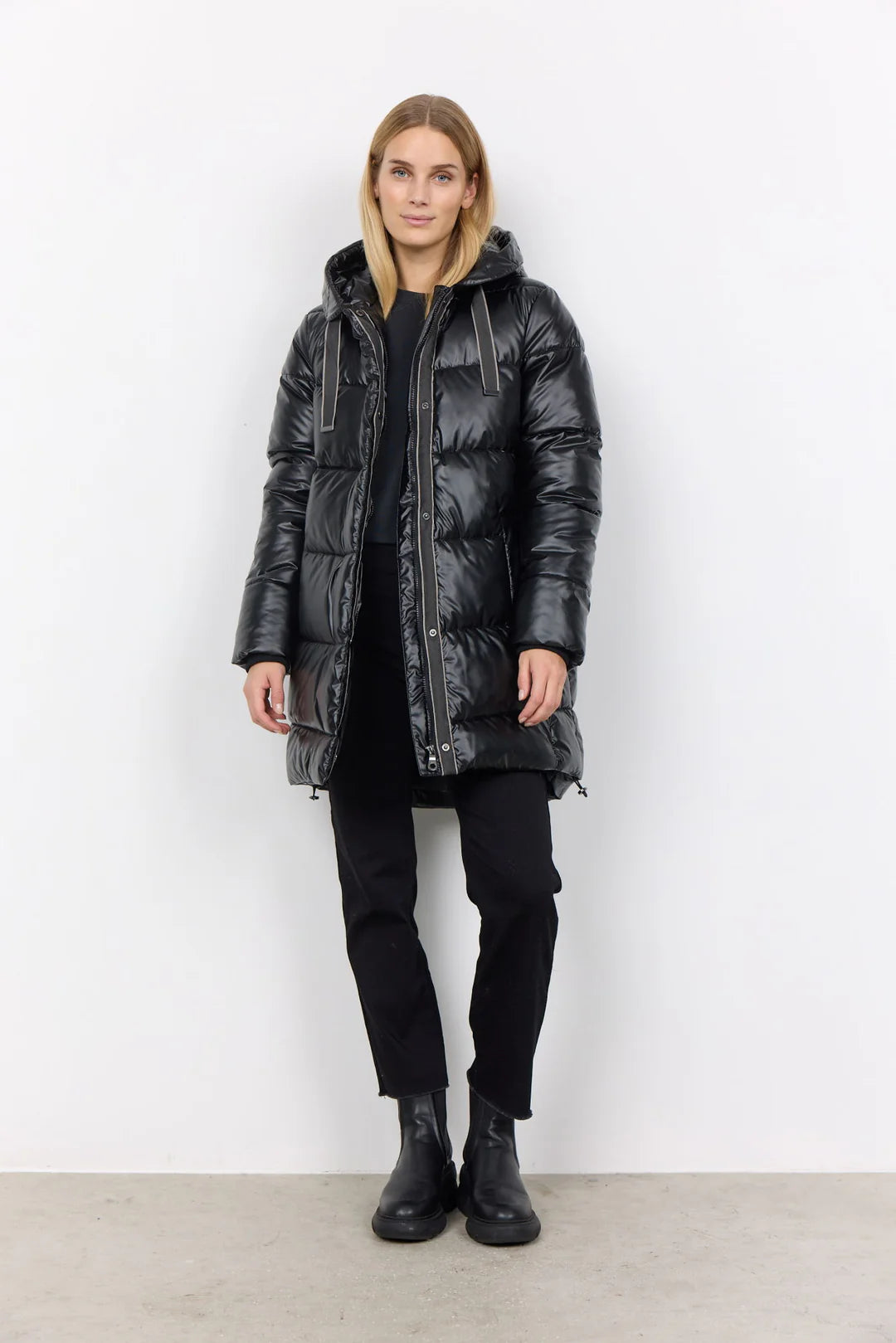Soya Concept Fresia Coat In Black
