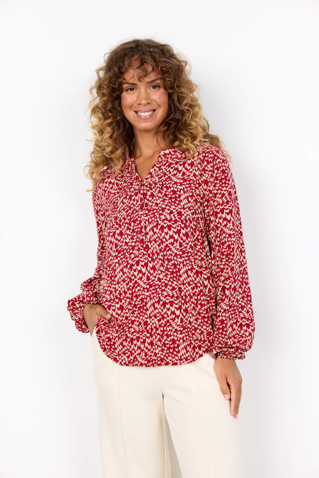 Soya Concept Van Blouse In Red