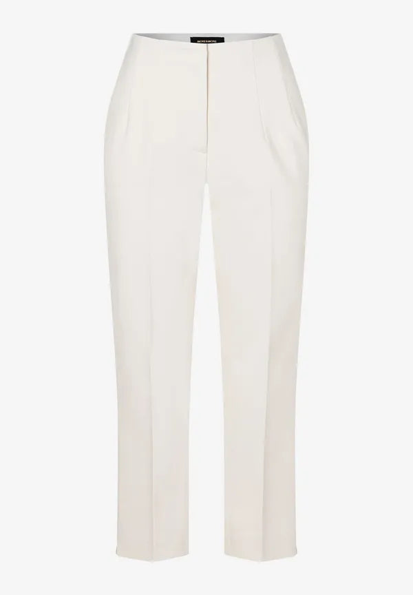 More & More Capri Pull On Trousers In Ecru