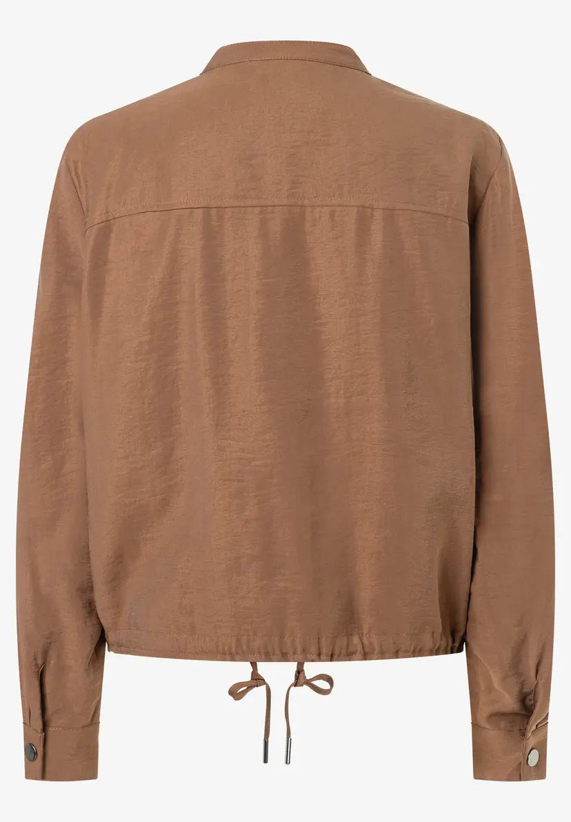 More & More Modal Jacket In Sweet Toffee